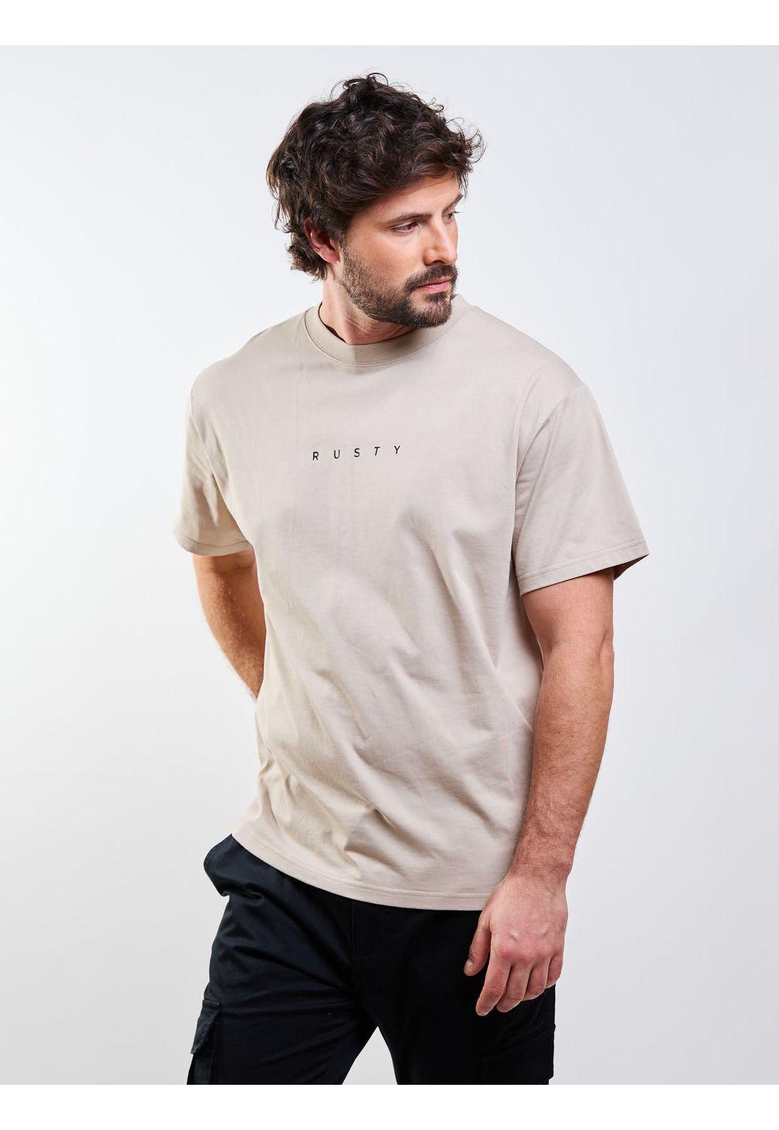 Polera MC Rusty.Txt Beige Hombre Rusty-7