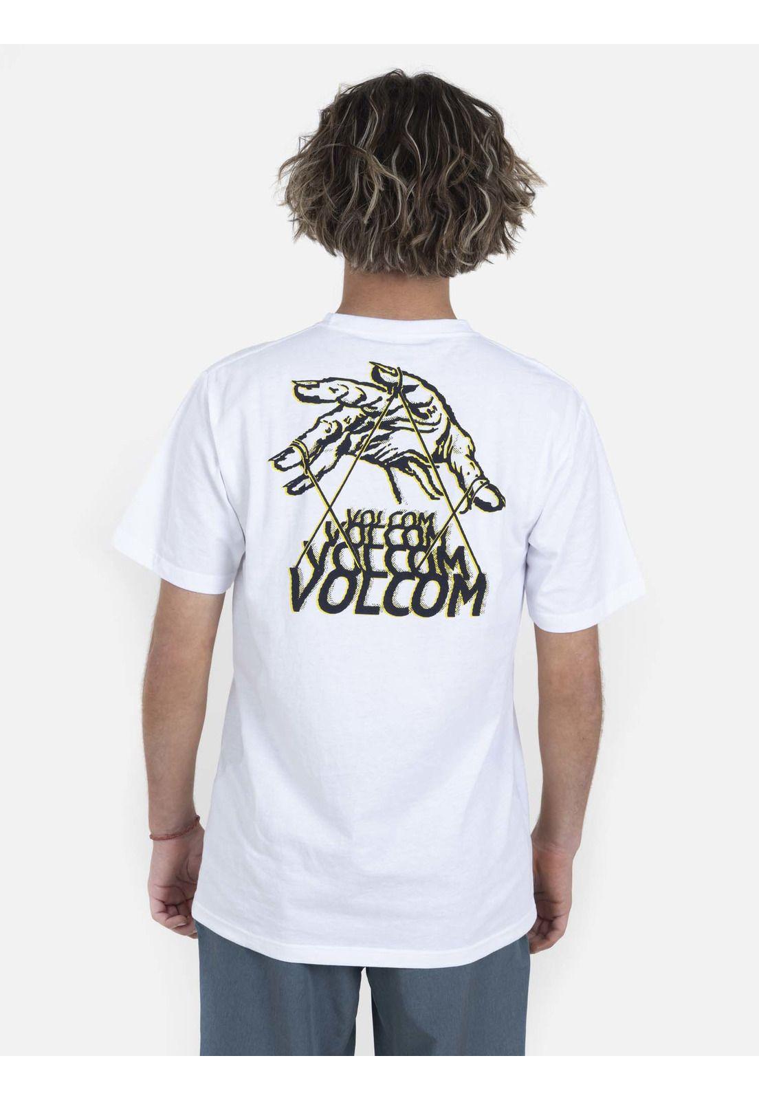 Polera M/C Básica Hombre 7P214-MV22 Blanco Volcom-1