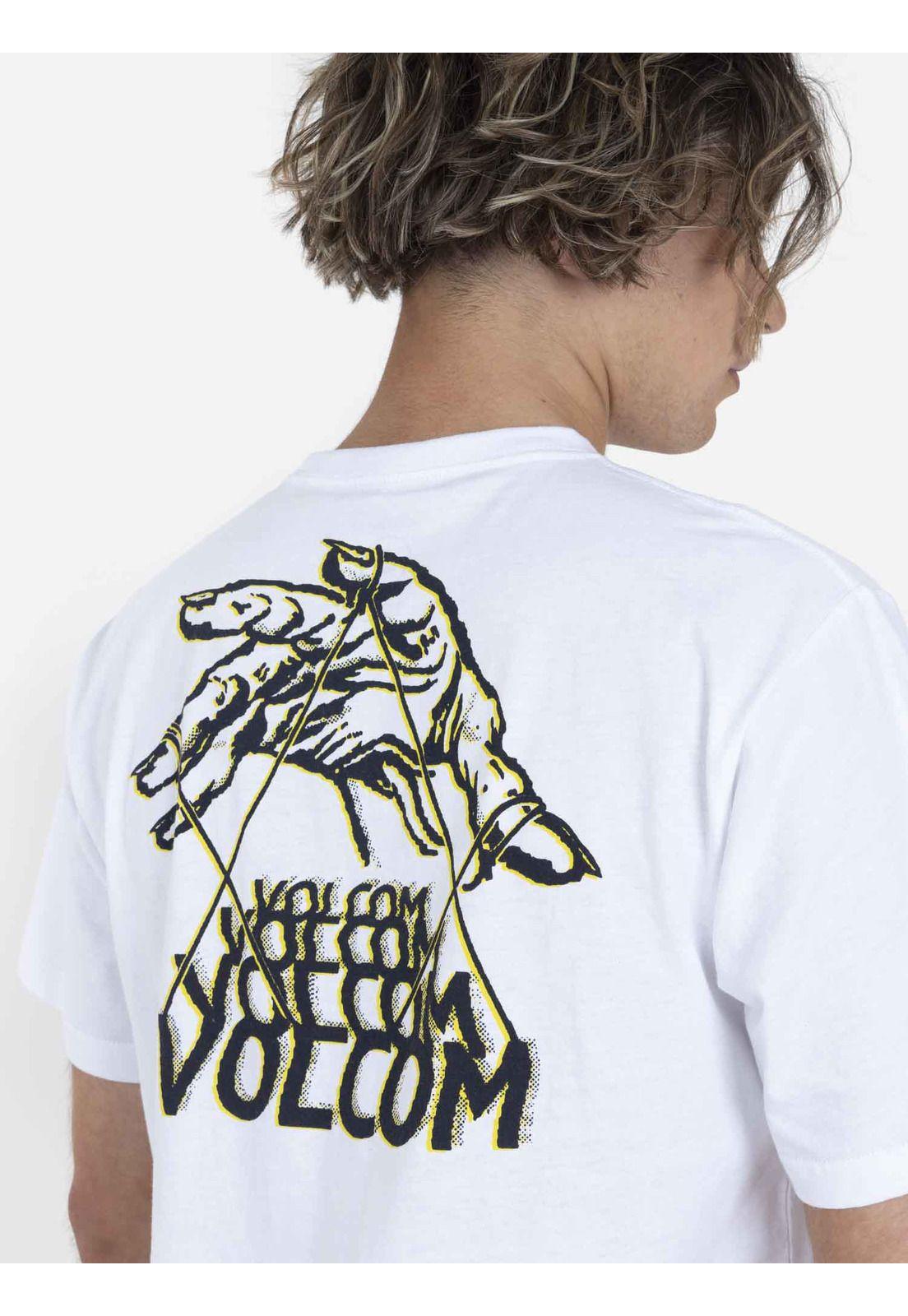 Polera M/C Básica Hombre 7P214-MV22 Blanco Volcom-2