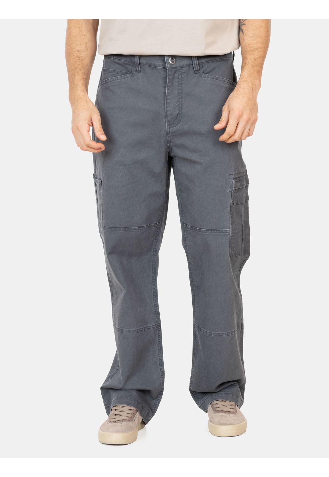 Pantalon Clasico Swell Gris Hombre Volcom-0