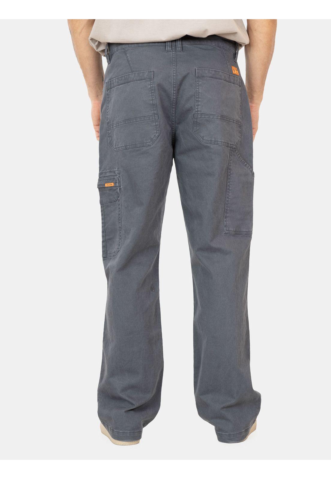 Pantalon Clasico Swell Gris Hombre Volcom-1