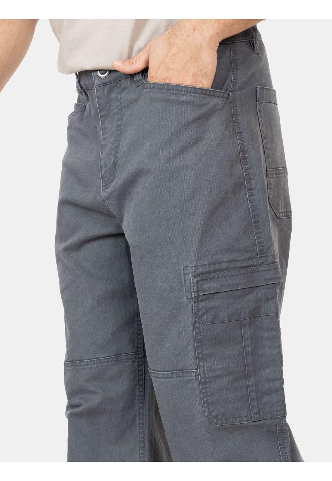 Pantalon Clasico Swell Gris Hombre Volcom-2