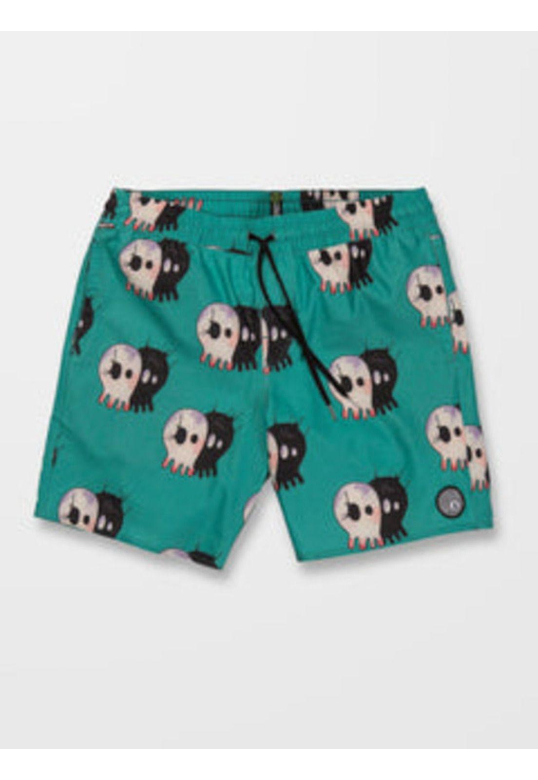 Traje De Baño V Ent Pepper Stoney Verde Hombre Volcom-1