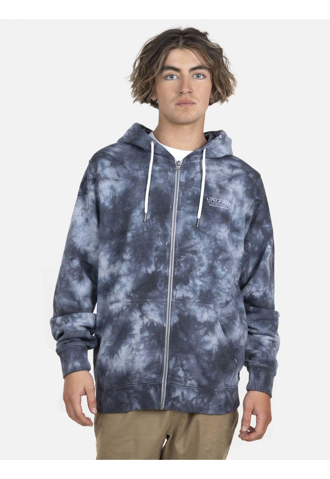 Poleron Fullzipper Hombre 7O158-MV22 Azul Volcom-0