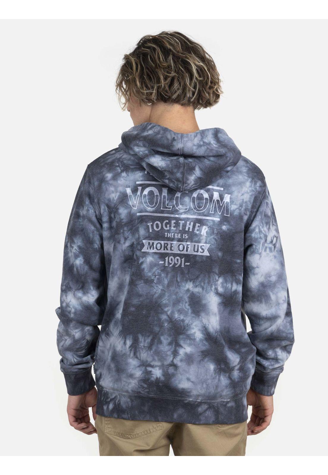 Poleron Fullzipper Hombre 7O158-MV22 Azul Volcom-1