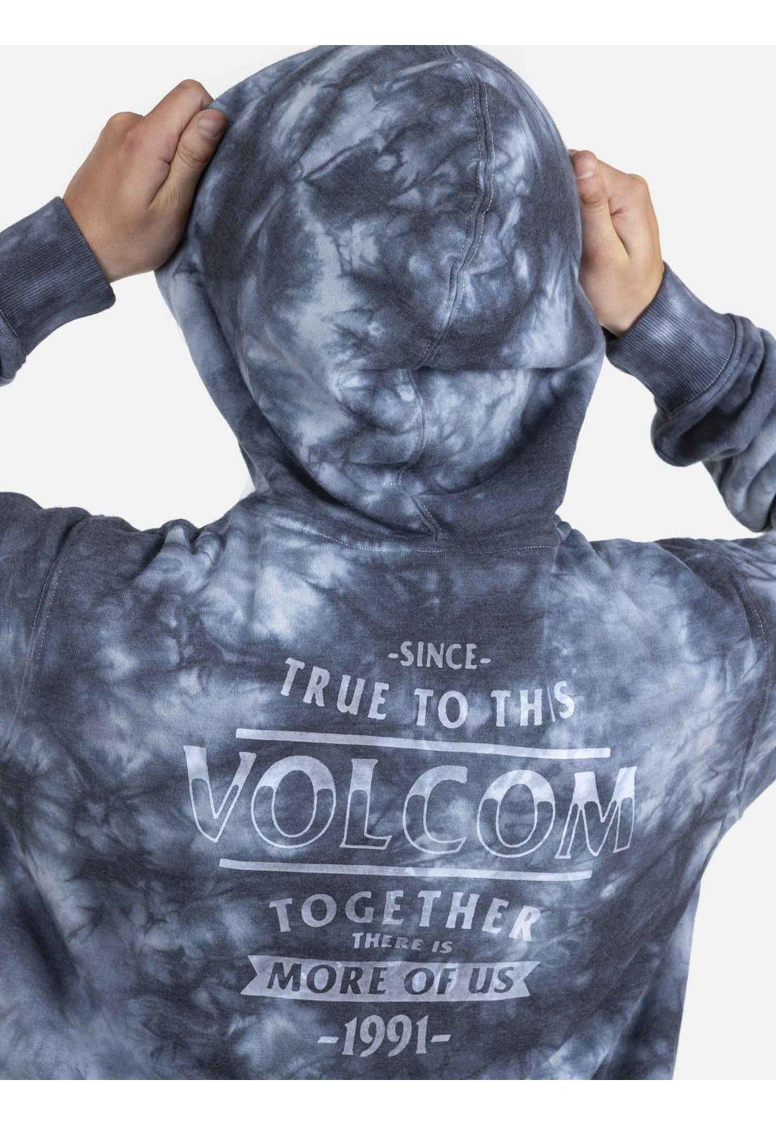 Poleron Fullzipper Hombre 7O158-MV22 Azul Volcom-2