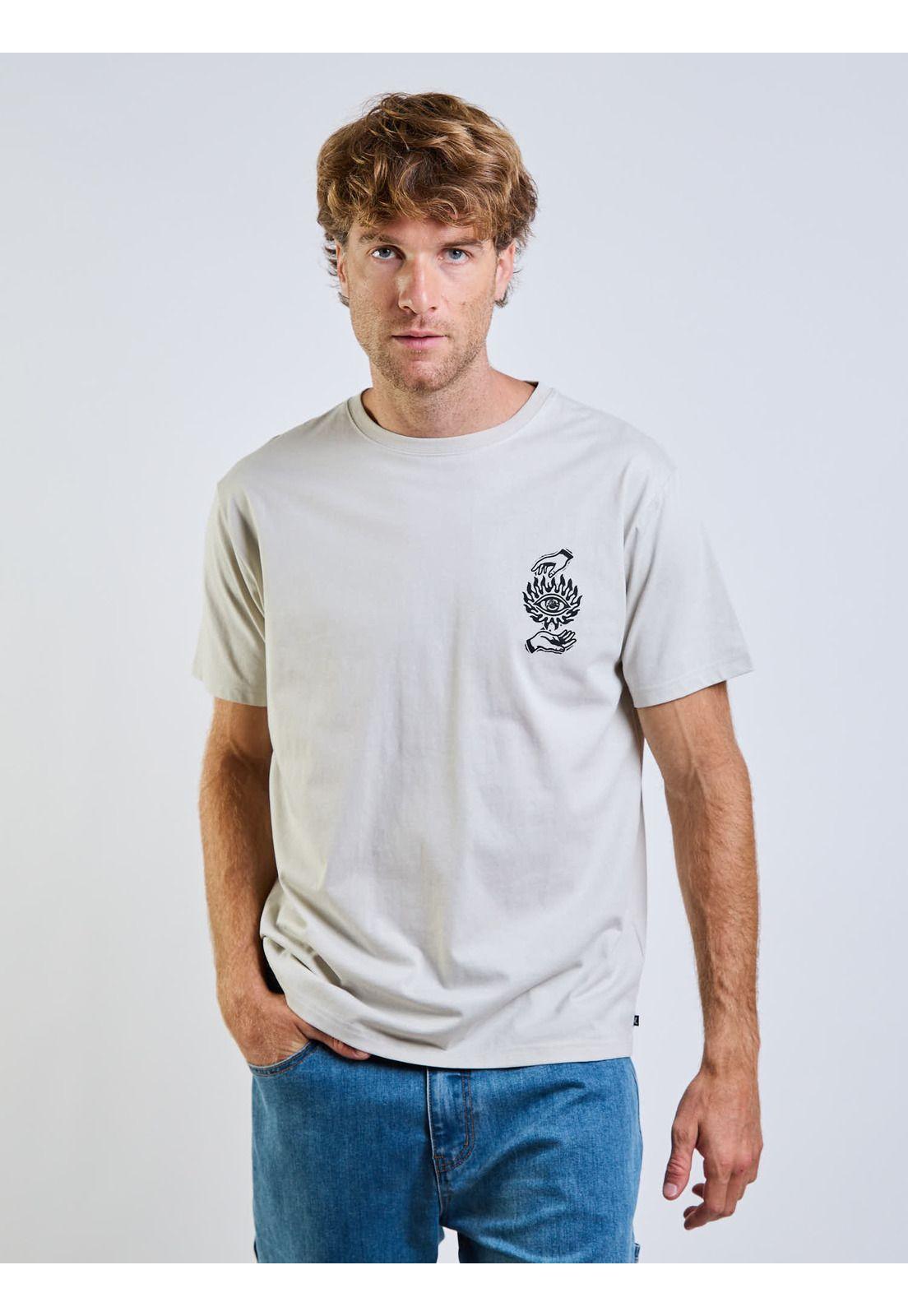 Polera MC Abducted Beige Hombre Rusty-2