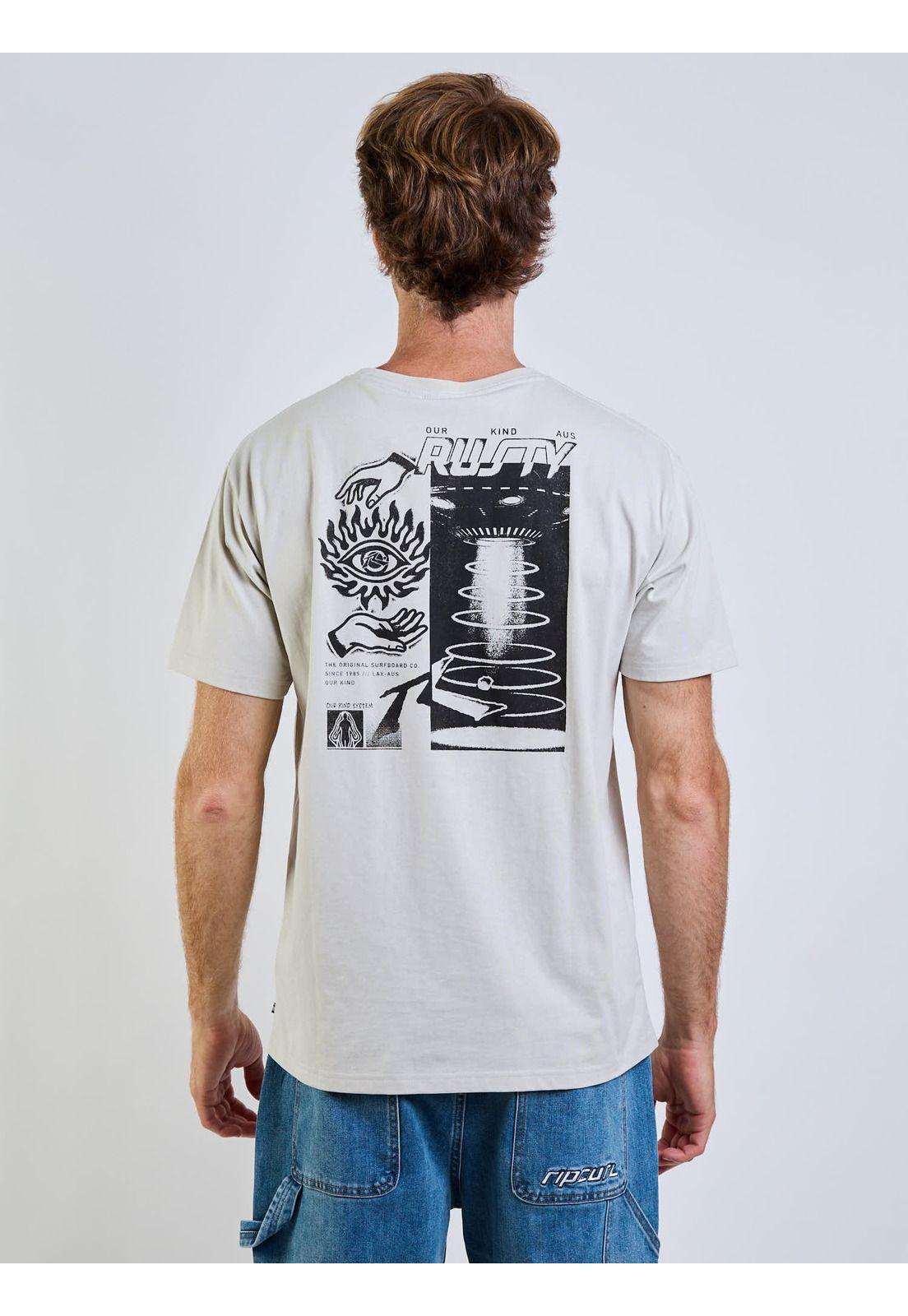 Polera MC Abducted Beige Hombre Rusty-3