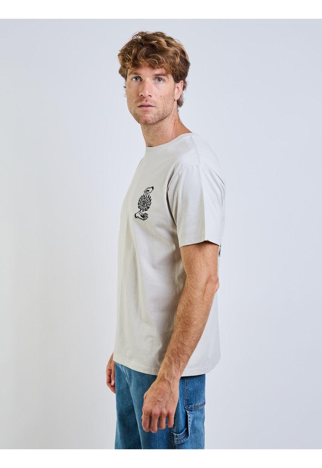 Polera MC Abducted Beige Hombre Rusty-4