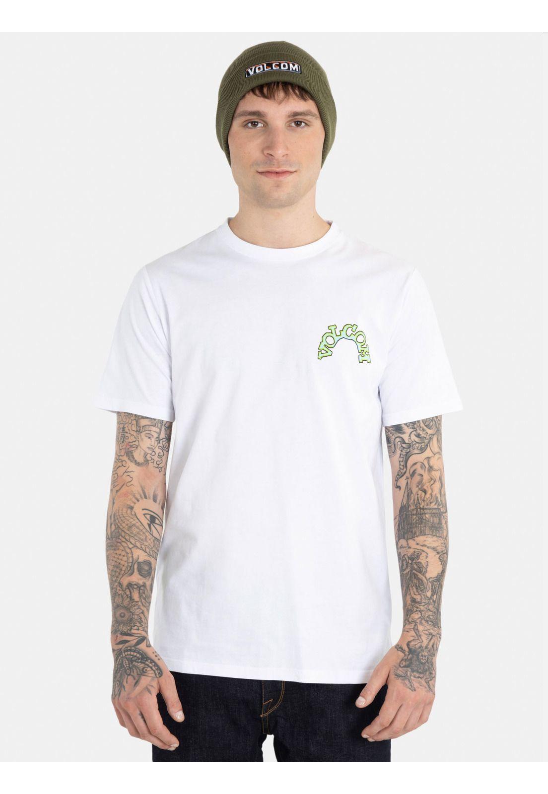 Polera Volmo Lse Ss Tee Blanco Hombre Volcom-0
