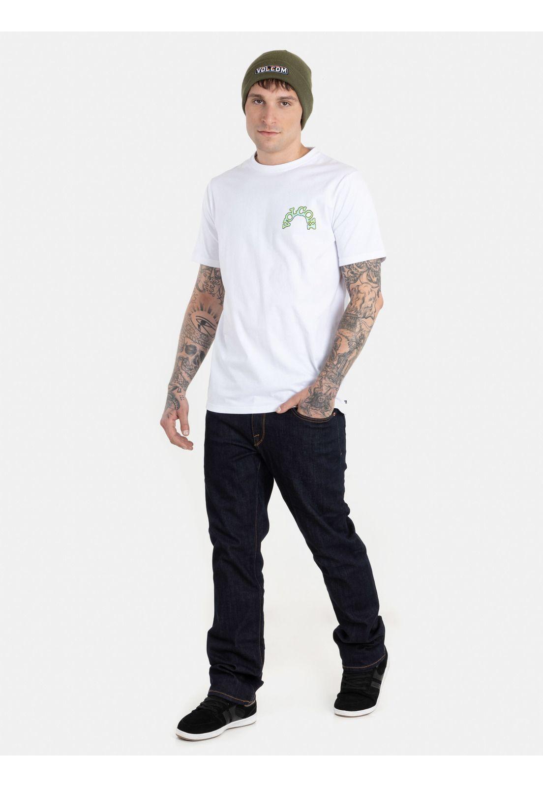 Polera Volmo Lse Ss Tee Blanco Hombre Volcom-3