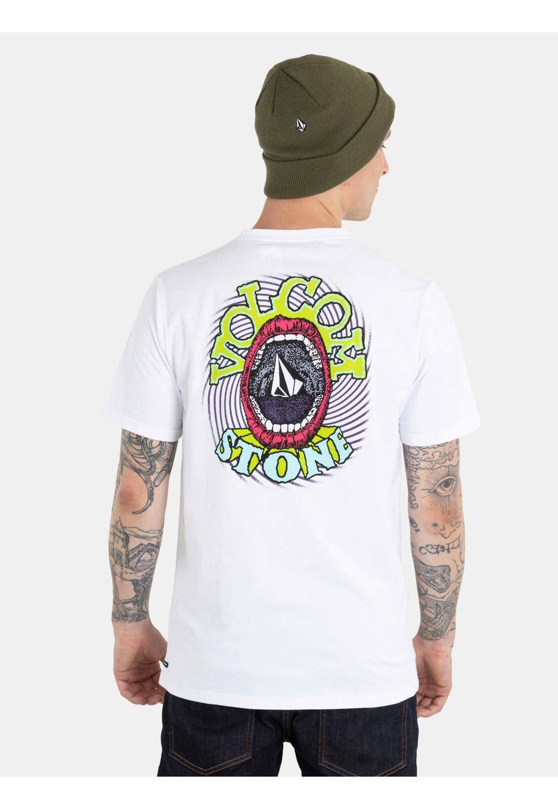 Polera Volmo Lse Ss Tee Blanco Hombre Volcom-1