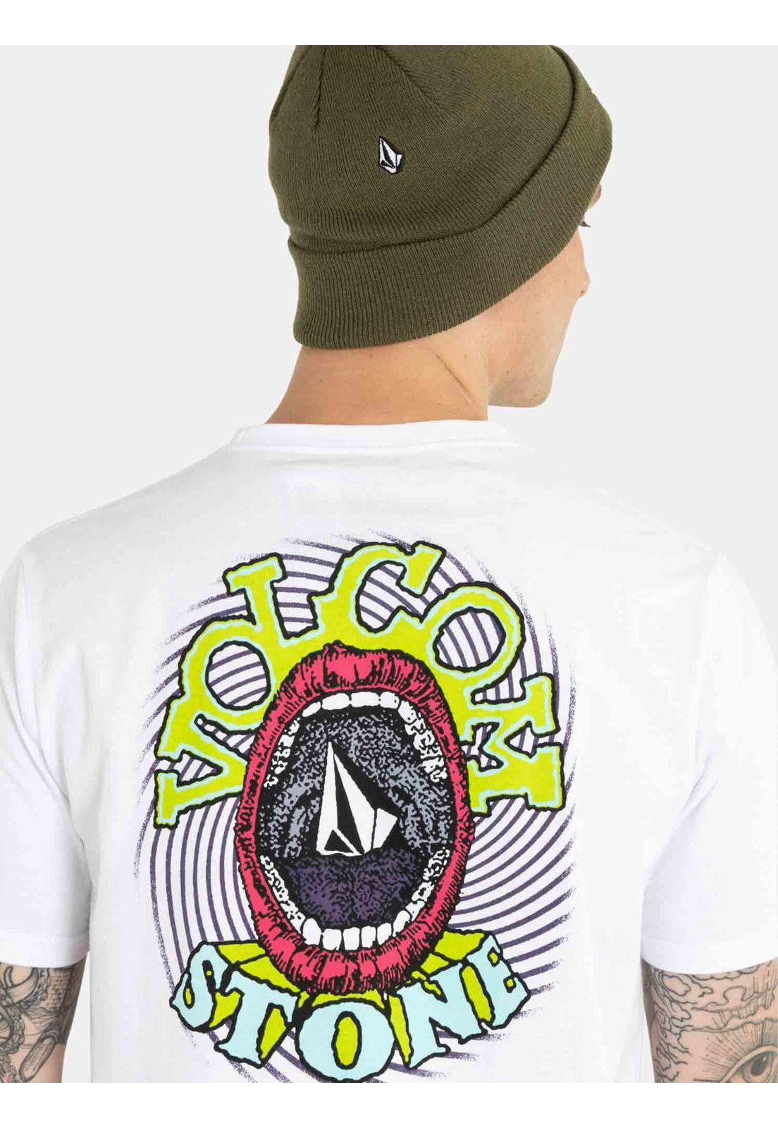 Polera Volmo Lse Ss Tee Blanco Hombre Volcom-2