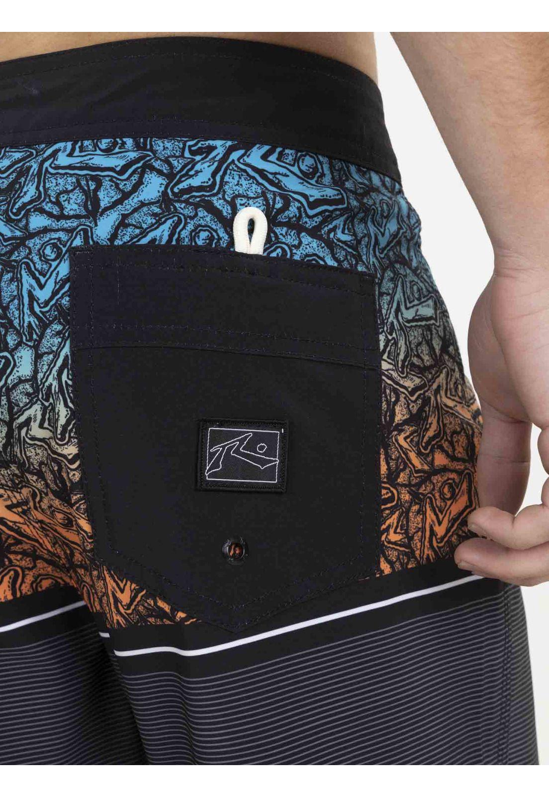 Traje de Baño SHATTERED BLACK Hombre Multicolor Rusty-2