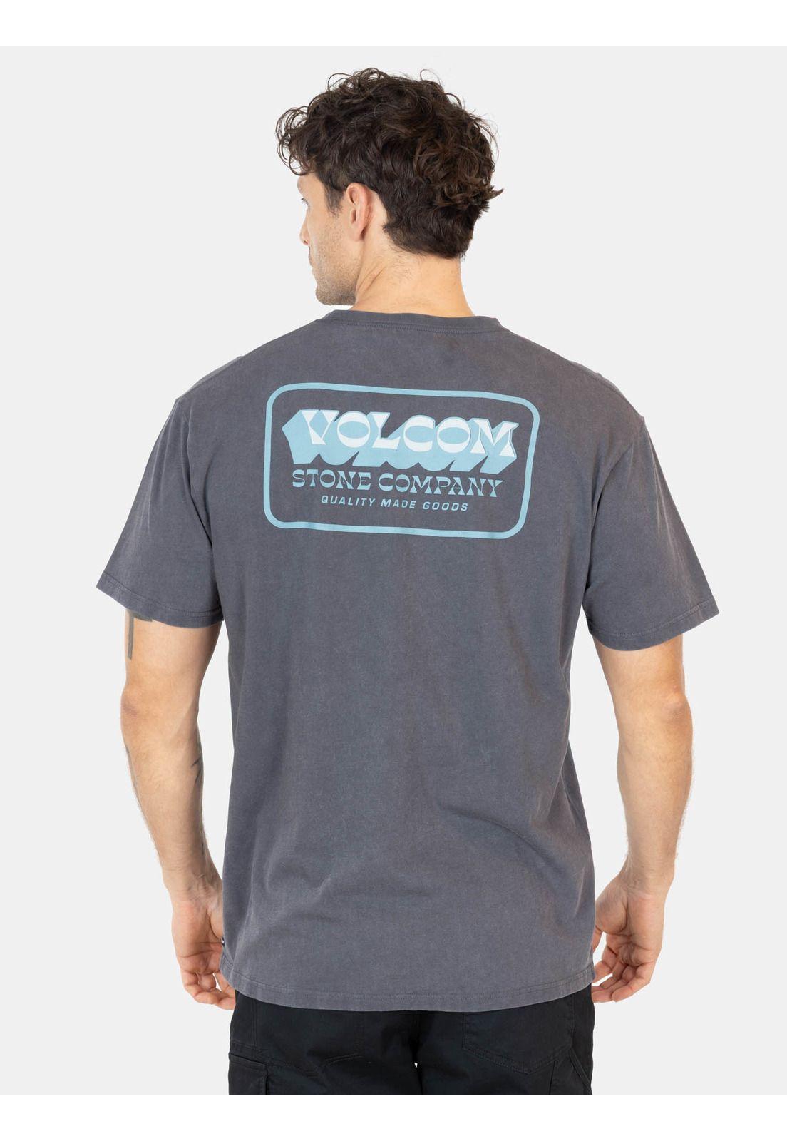 Polera MC Goofin Gris Hombre Volcom-1