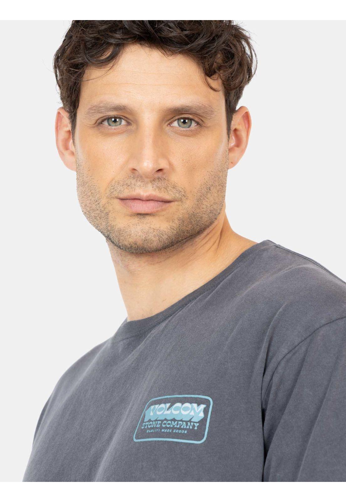 Polera MC Goofin Gris Hombre Volcom-2