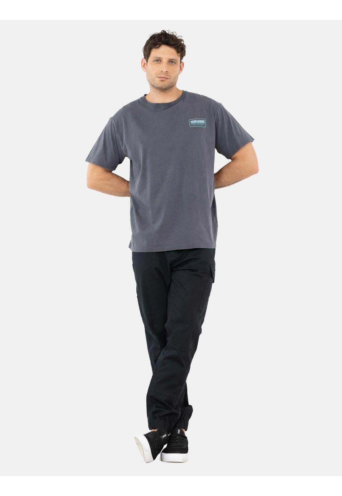 Polera MC Goofin Gris Hombre Volcom-3