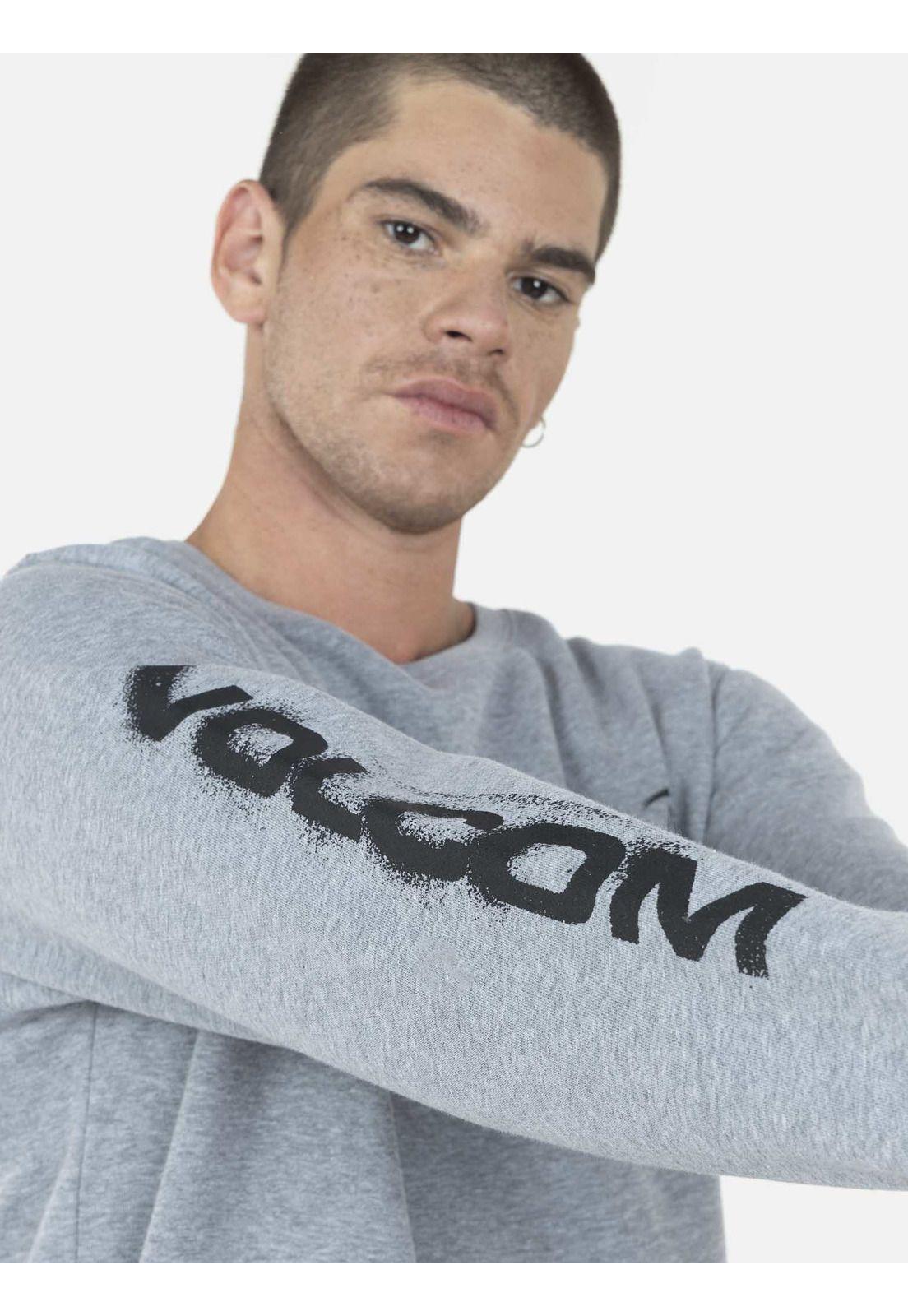 Poleron Hombre BOOKER CREW Gris Volcom-2