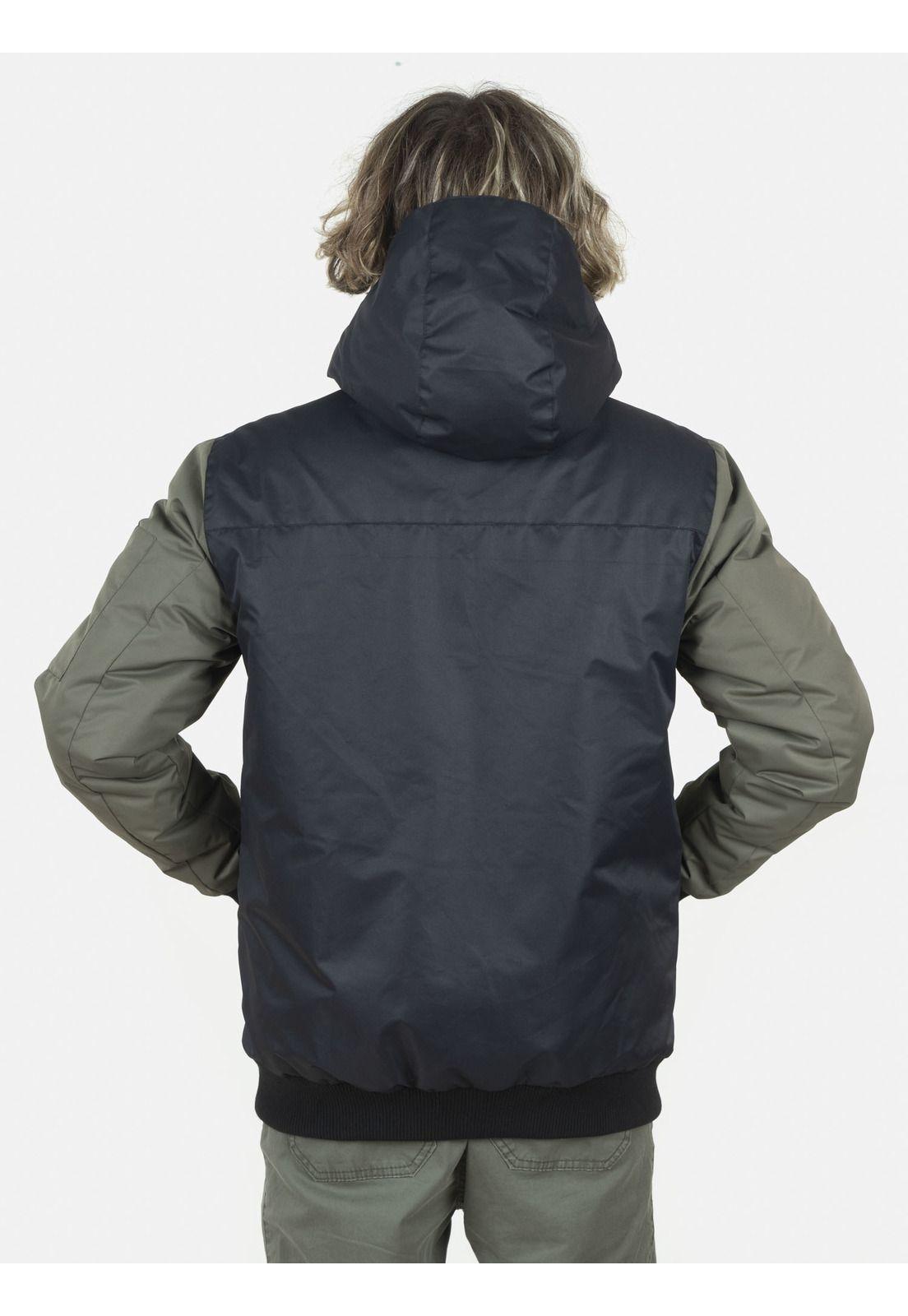 Jacket Bomber Hombre Gris Oscuro Rusty-1