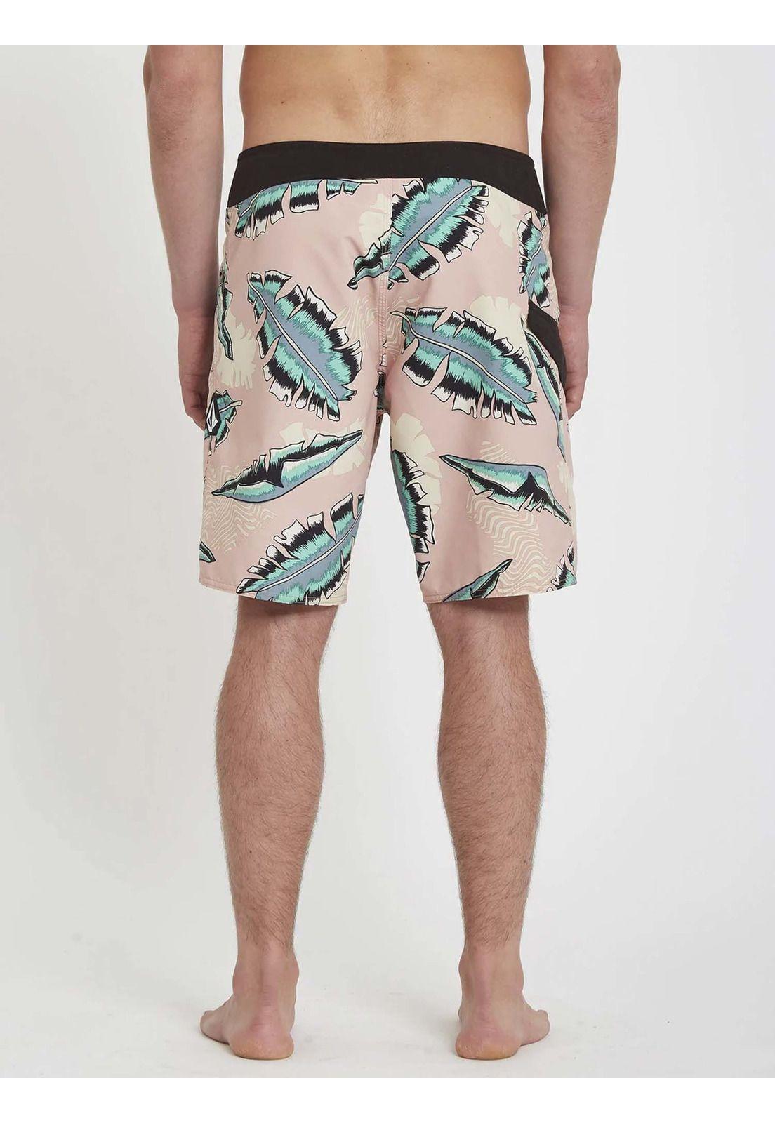 Traje de Baño DETOONATOR MOD 19 Hombre Rosado Volcom-1