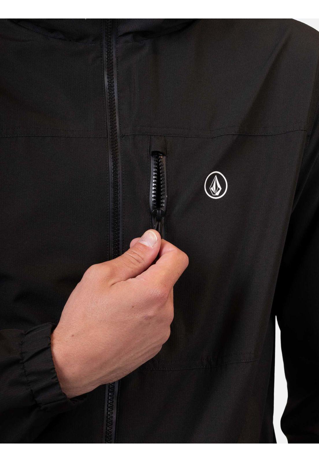 Cortaviento Action Negro Hombre Volcom-2