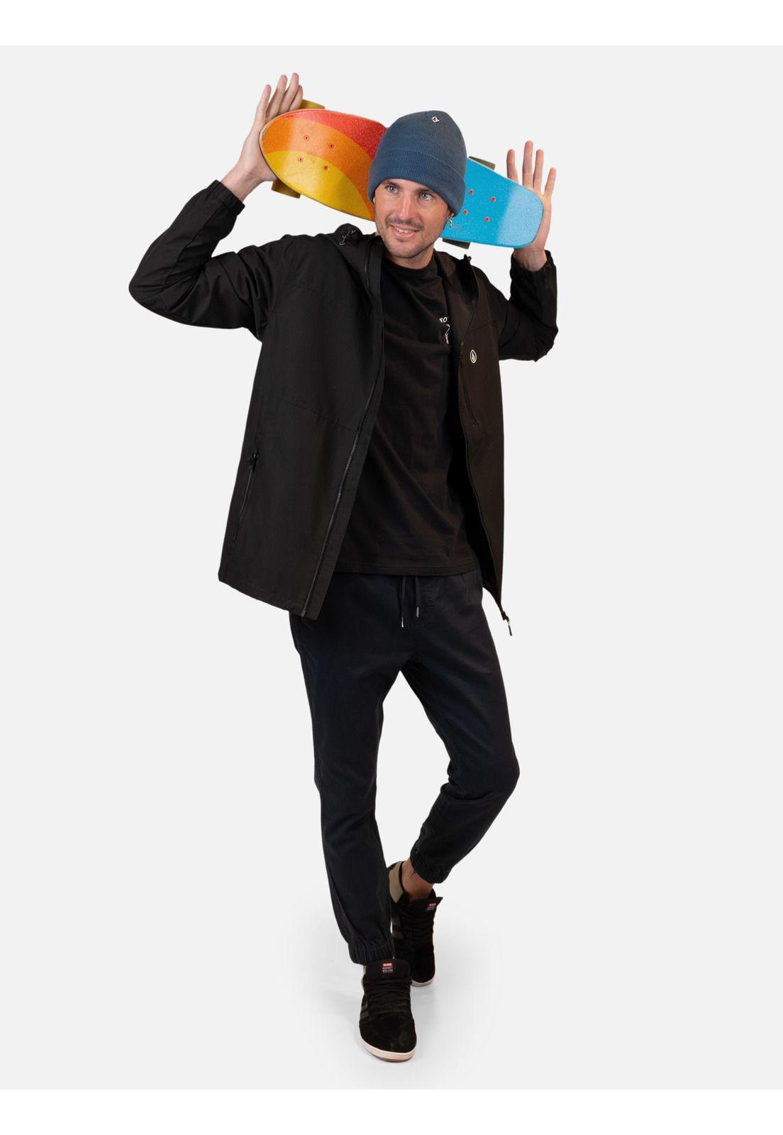 Cortaviento Action Negro Hombre Volcom-4