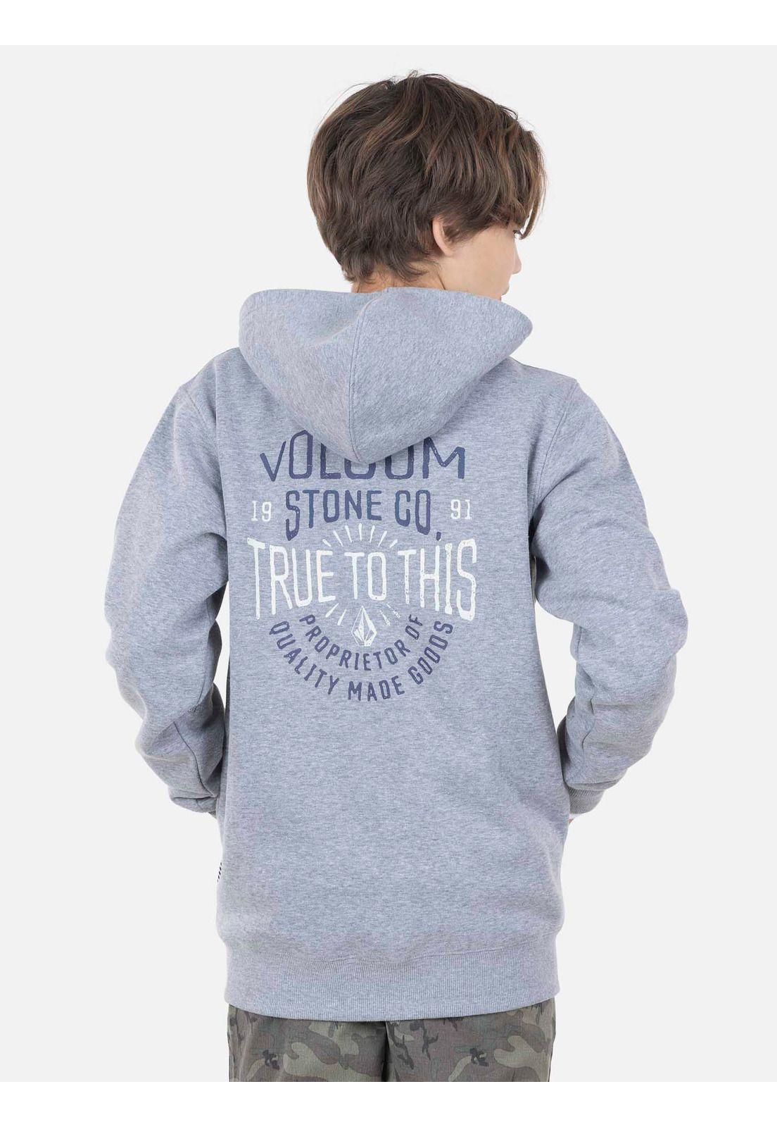 Poleron Juvenil MERICK Gris Volcom-1