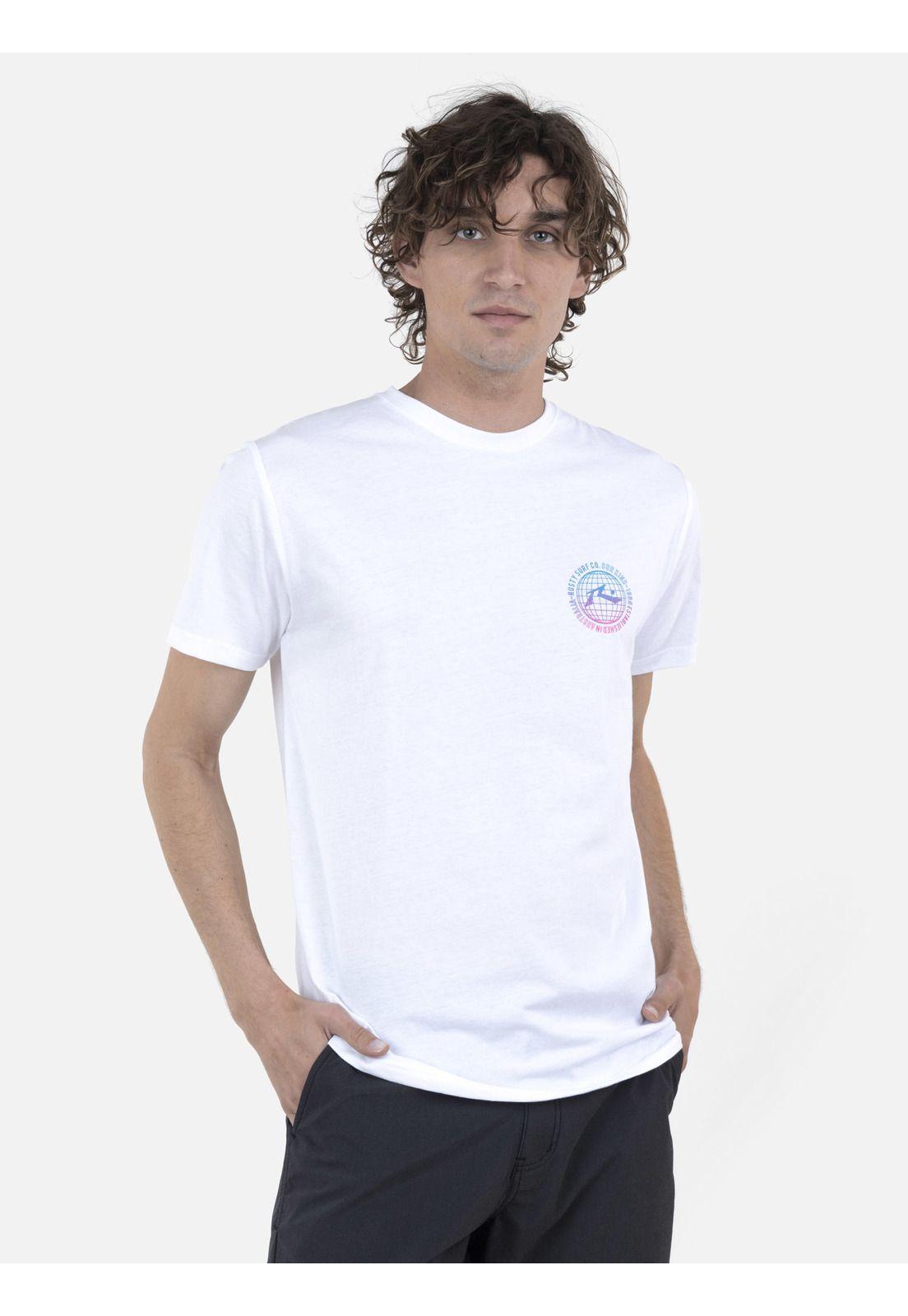 Polera Hombre WORLDWIDE S/S TEE Blanco Rusty-0