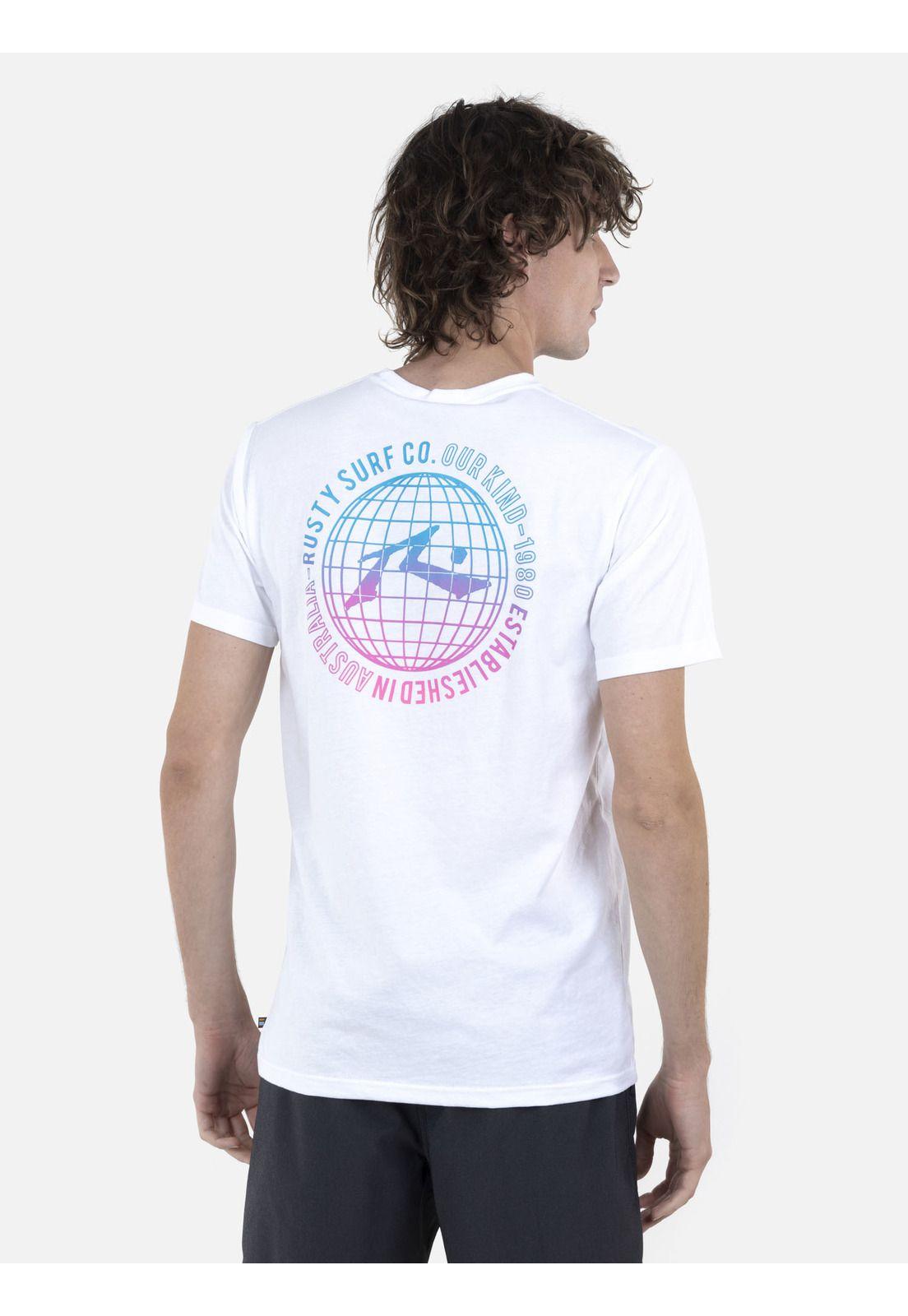 Polera Hombre WORLDWIDE S/S TEE Blanco Rusty-1