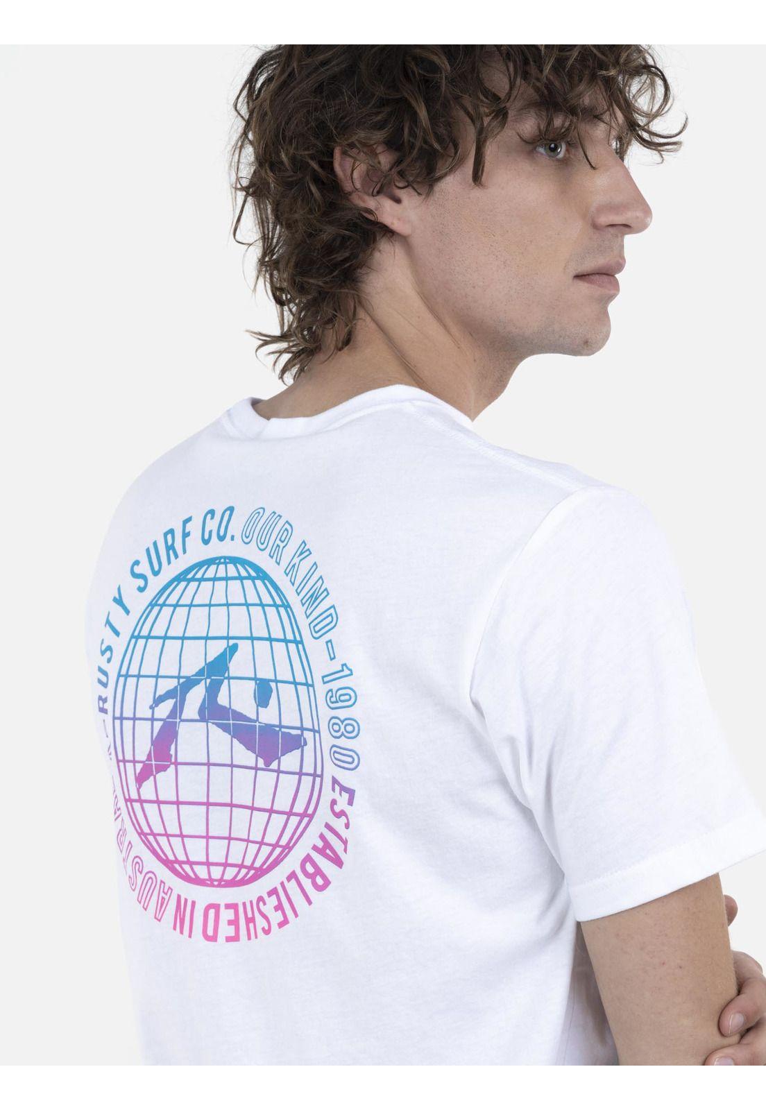 Polera Hombre WORLDWIDE S/S TEE Blanco Rusty-2
