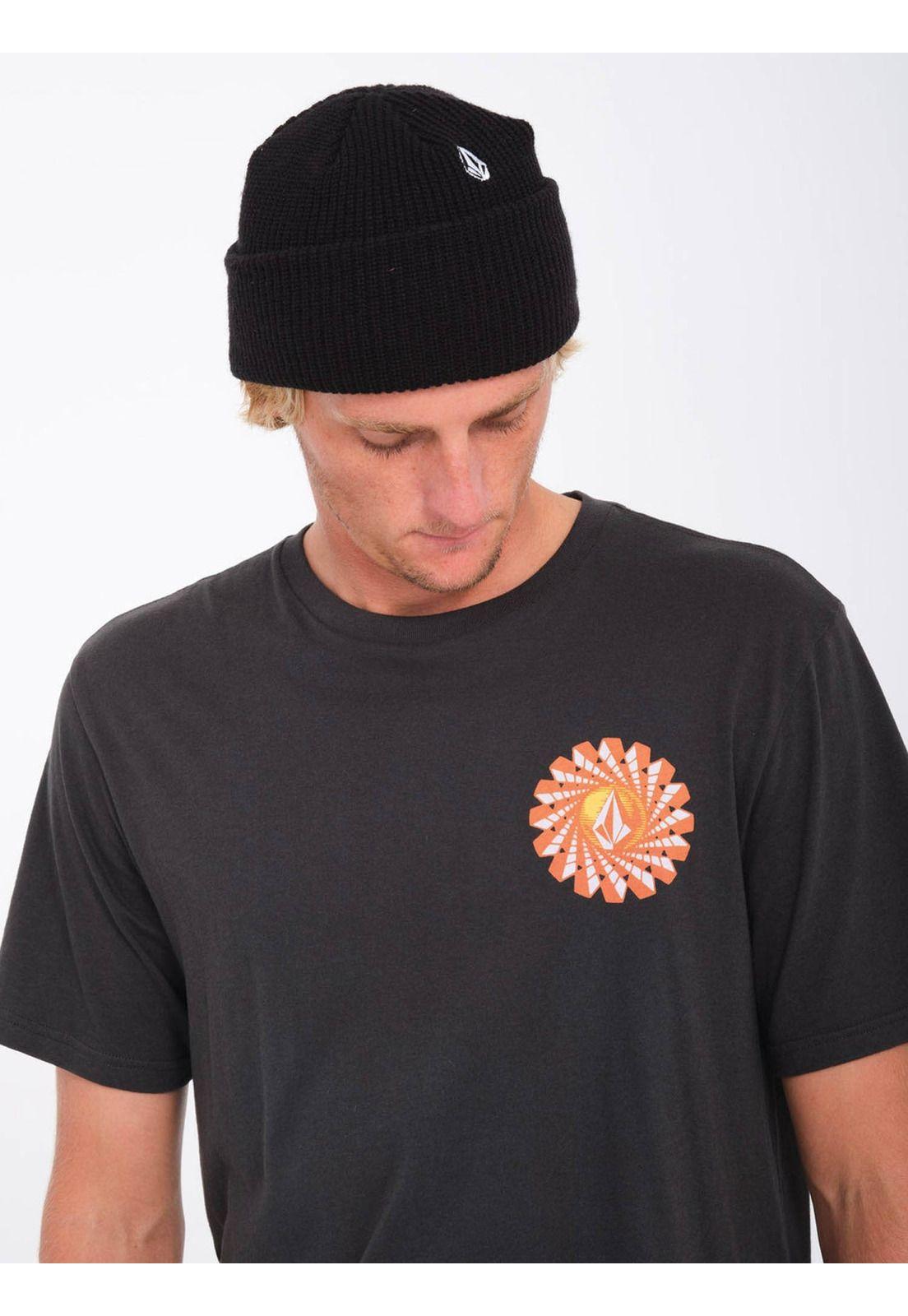 Polera Fty Molchat Sst Negro Hombre Volcom-2