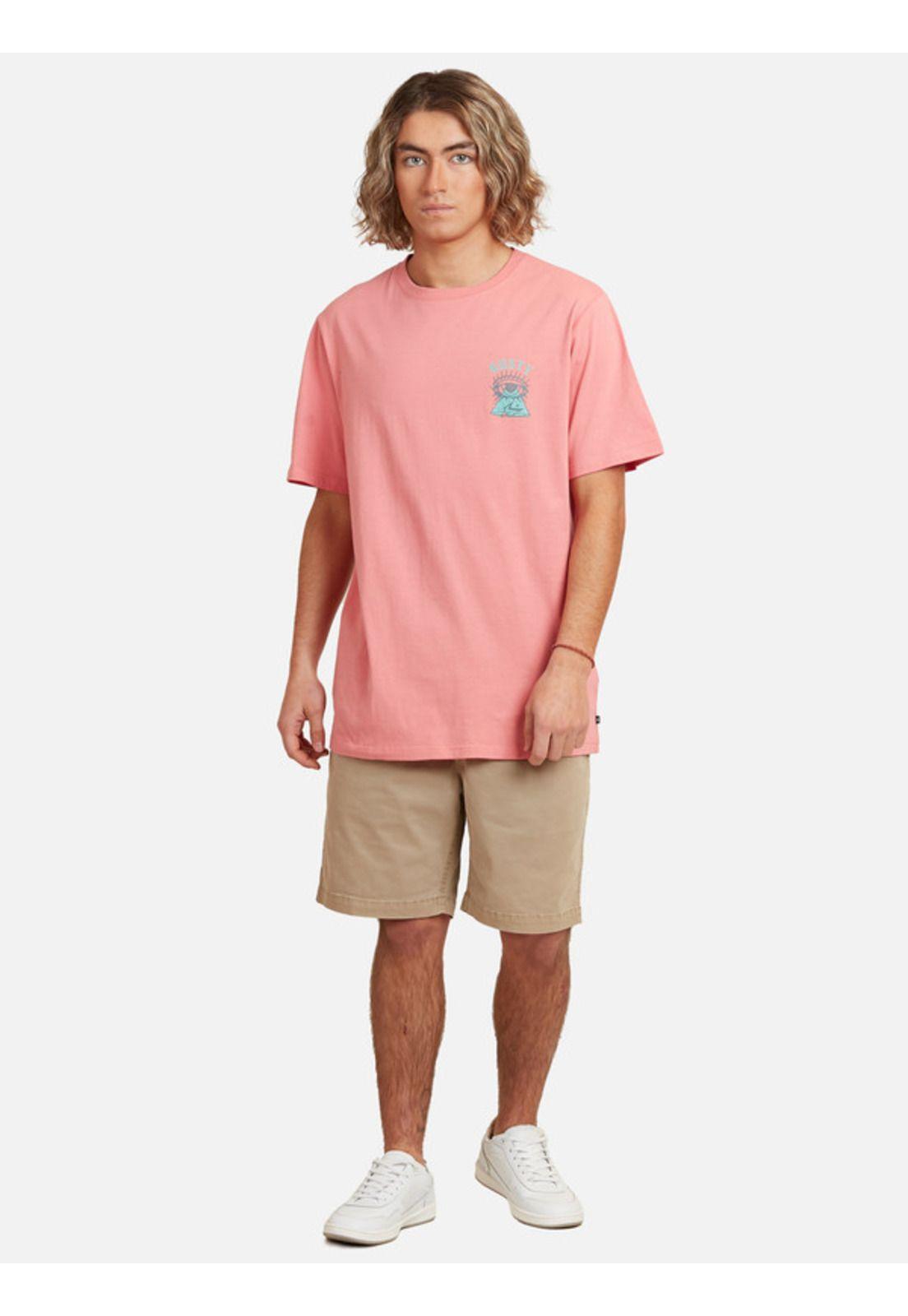 Polera Abducted Sst Rosado Hombre Rusty-4