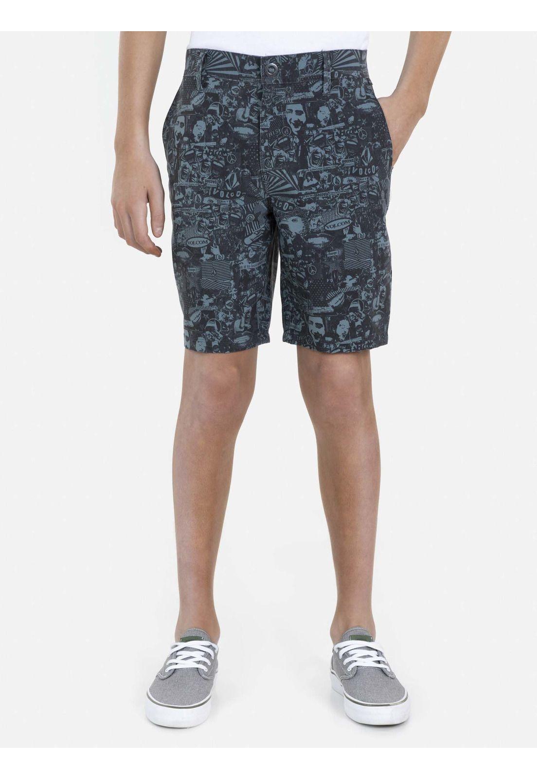 Bermuda 7B533 Juvenil Multicolor Volcom-0