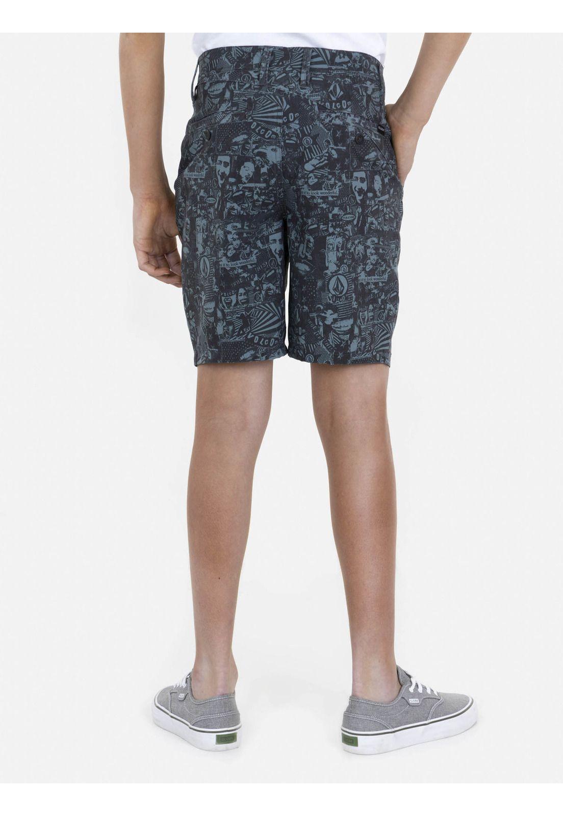 Bermuda 7B533 Juvenil Multicolor Volcom-1