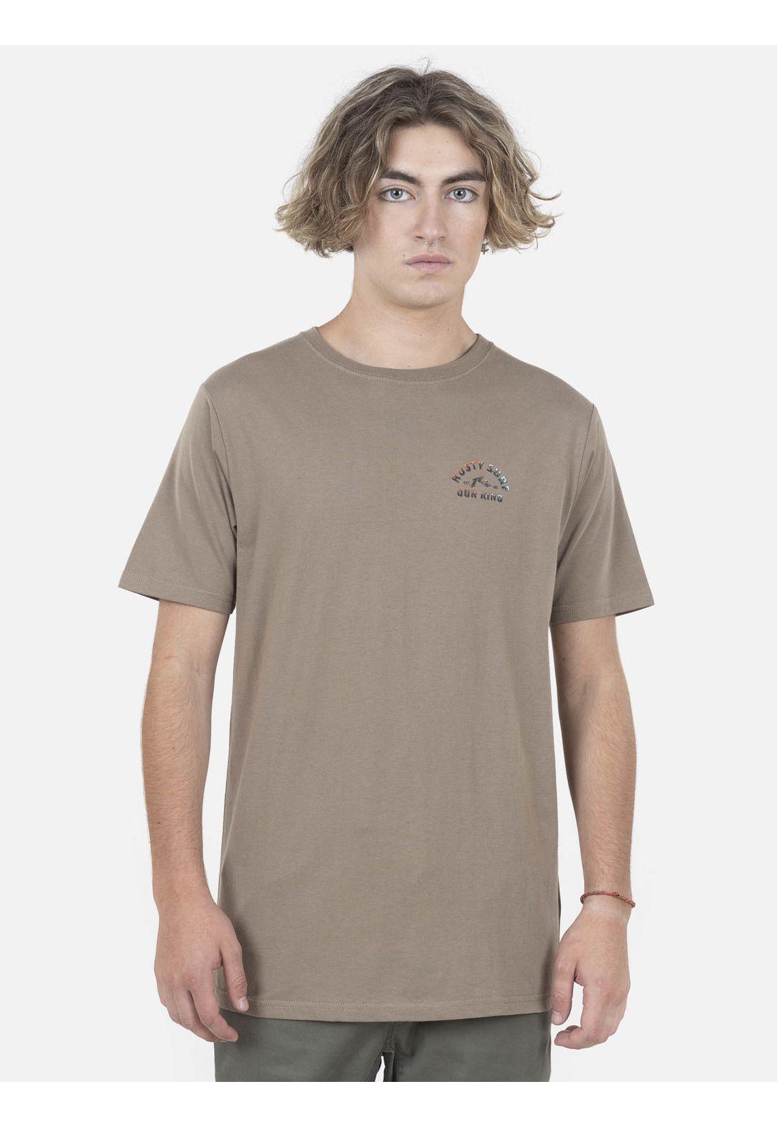 Polera Hombre R SURF KIND Khaki Rusty-0