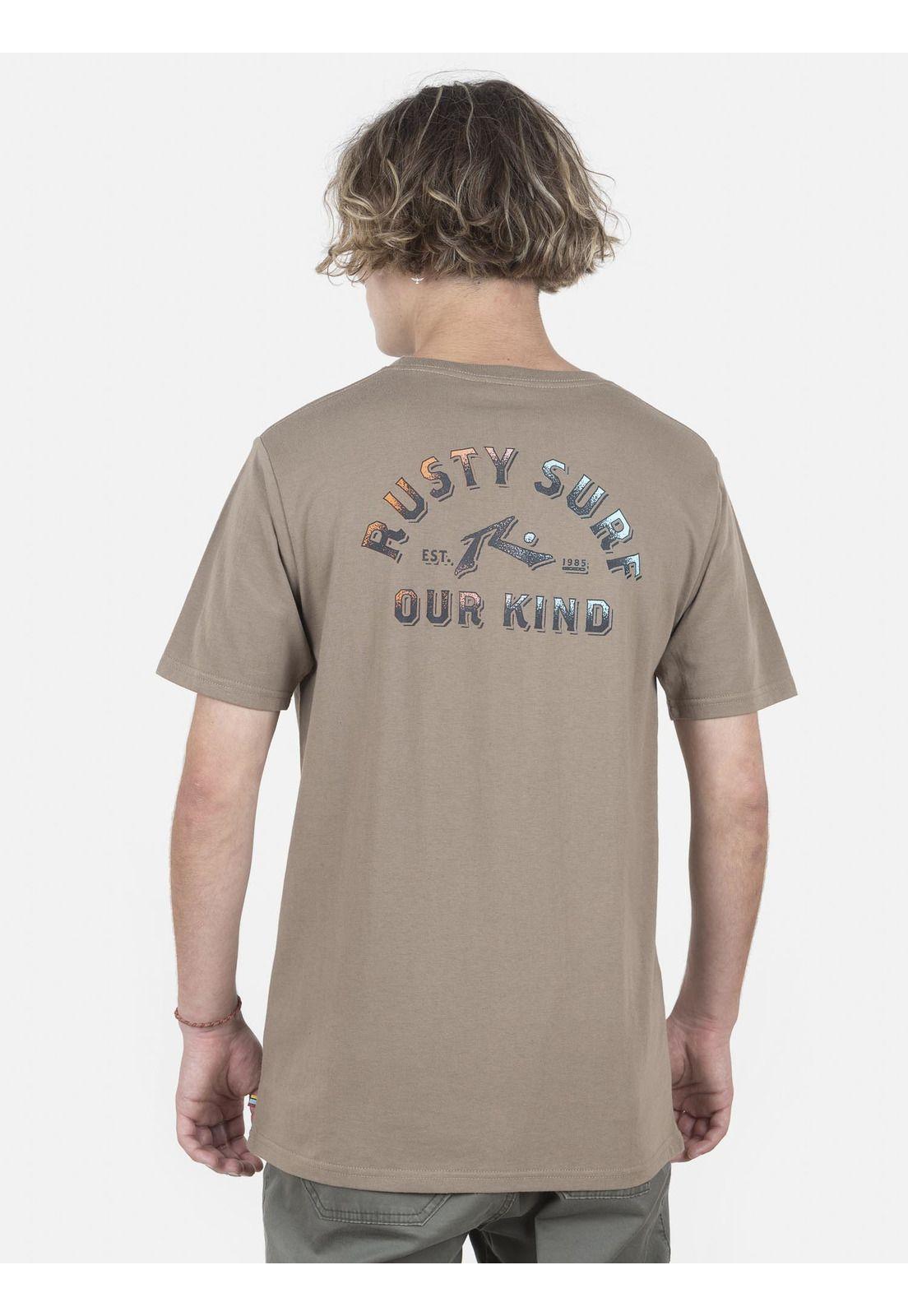 Polera Hombre R SURF KIND Khaki Rusty-1