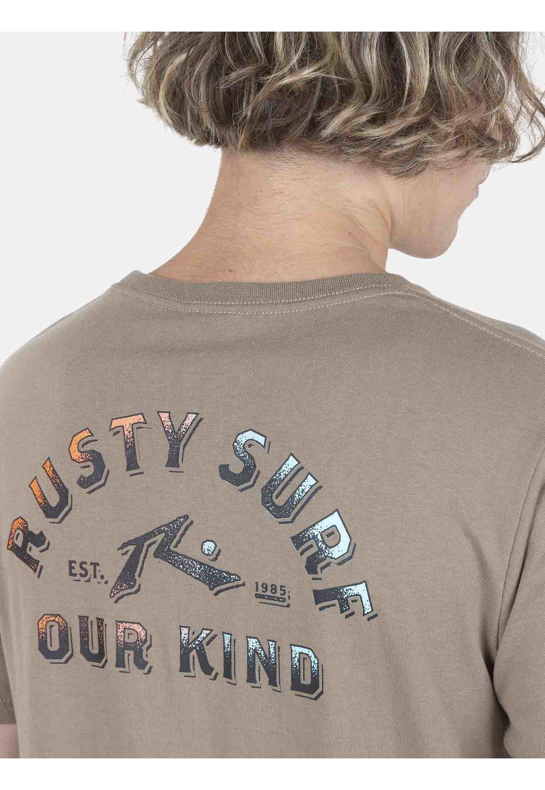 Polera Hombre R SURF KIND Khaki Rusty-2