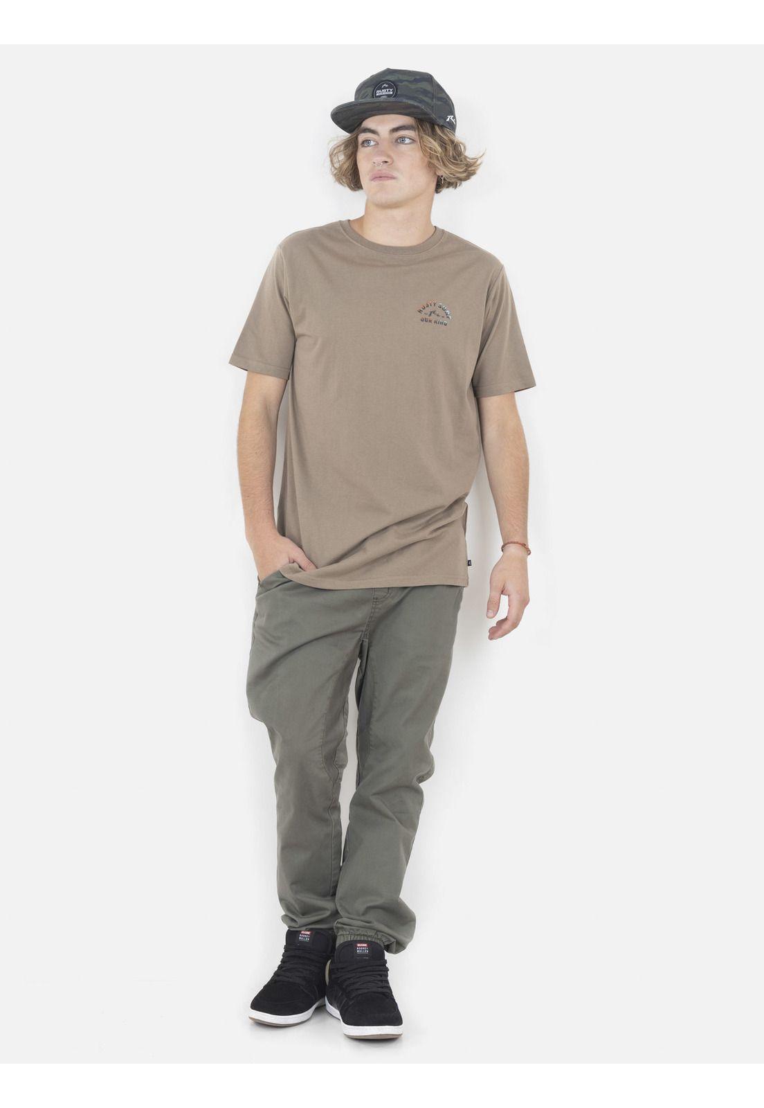 Polera Hombre R SURF KIND Khaki Rusty-3