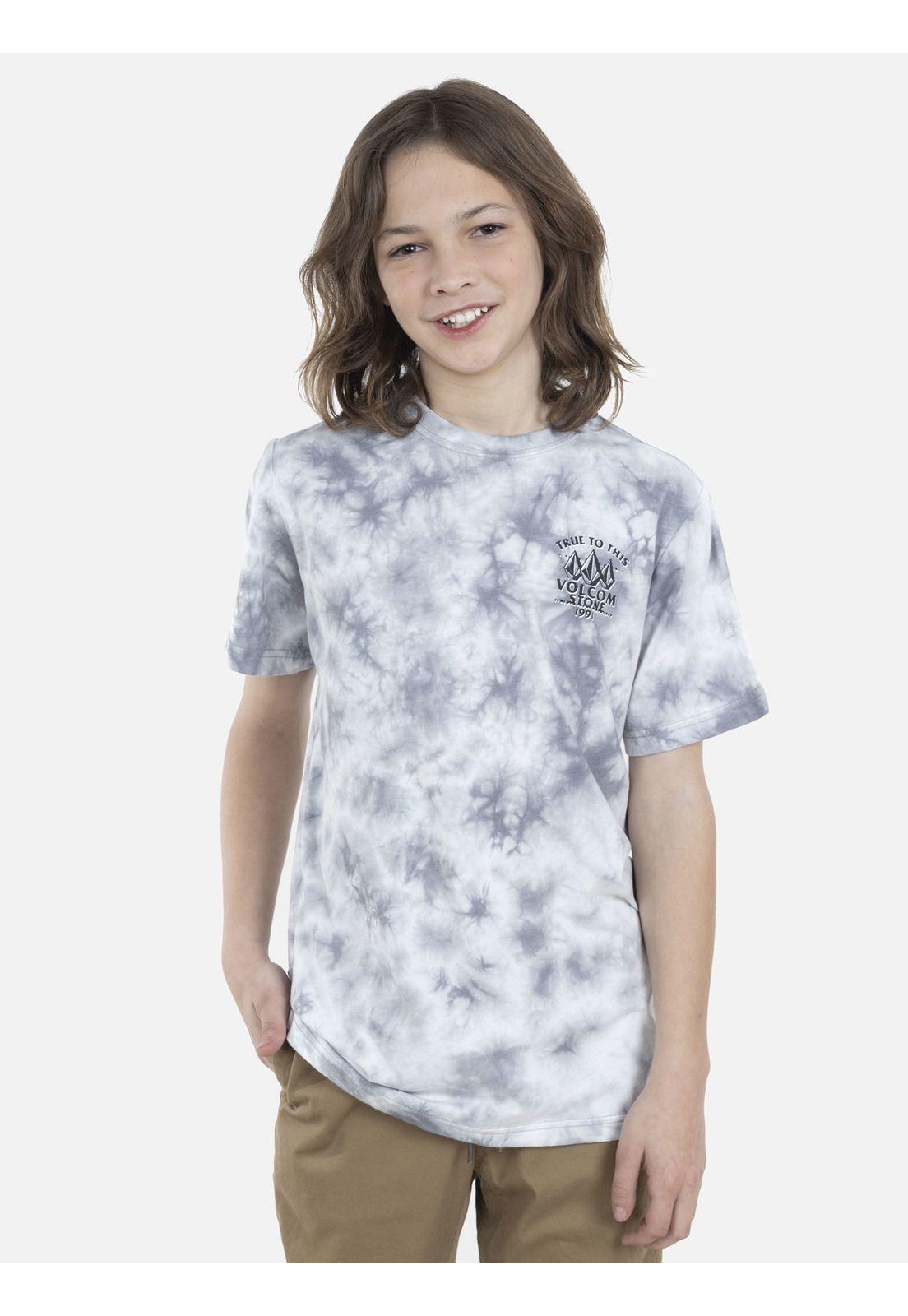 Polera M/C Premium Juvenil 7P175-MV22 Gris Volcom-0