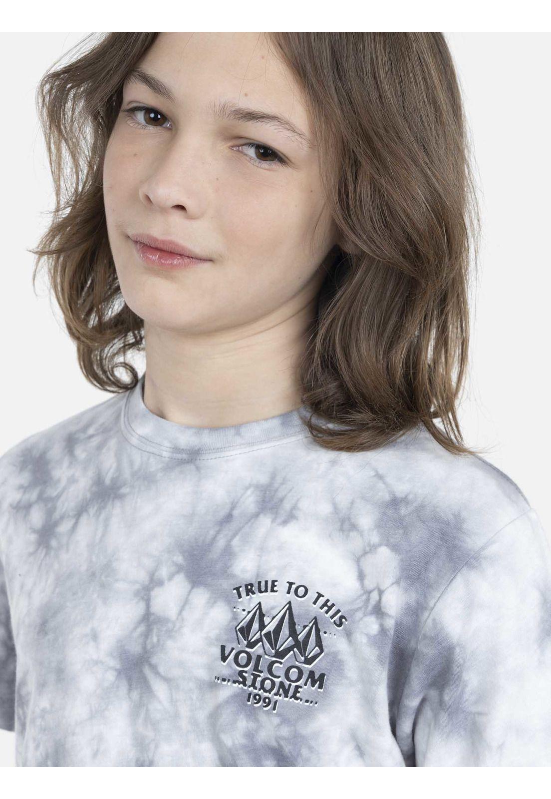 Polera M/C Premium Juvenil 7P175-MV22 Gris Volcom-2