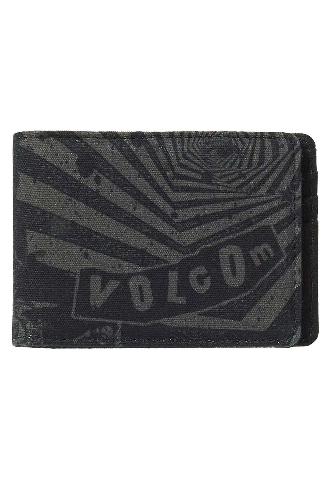 Billetera Post Bifold Negro Hombre Volcom-0