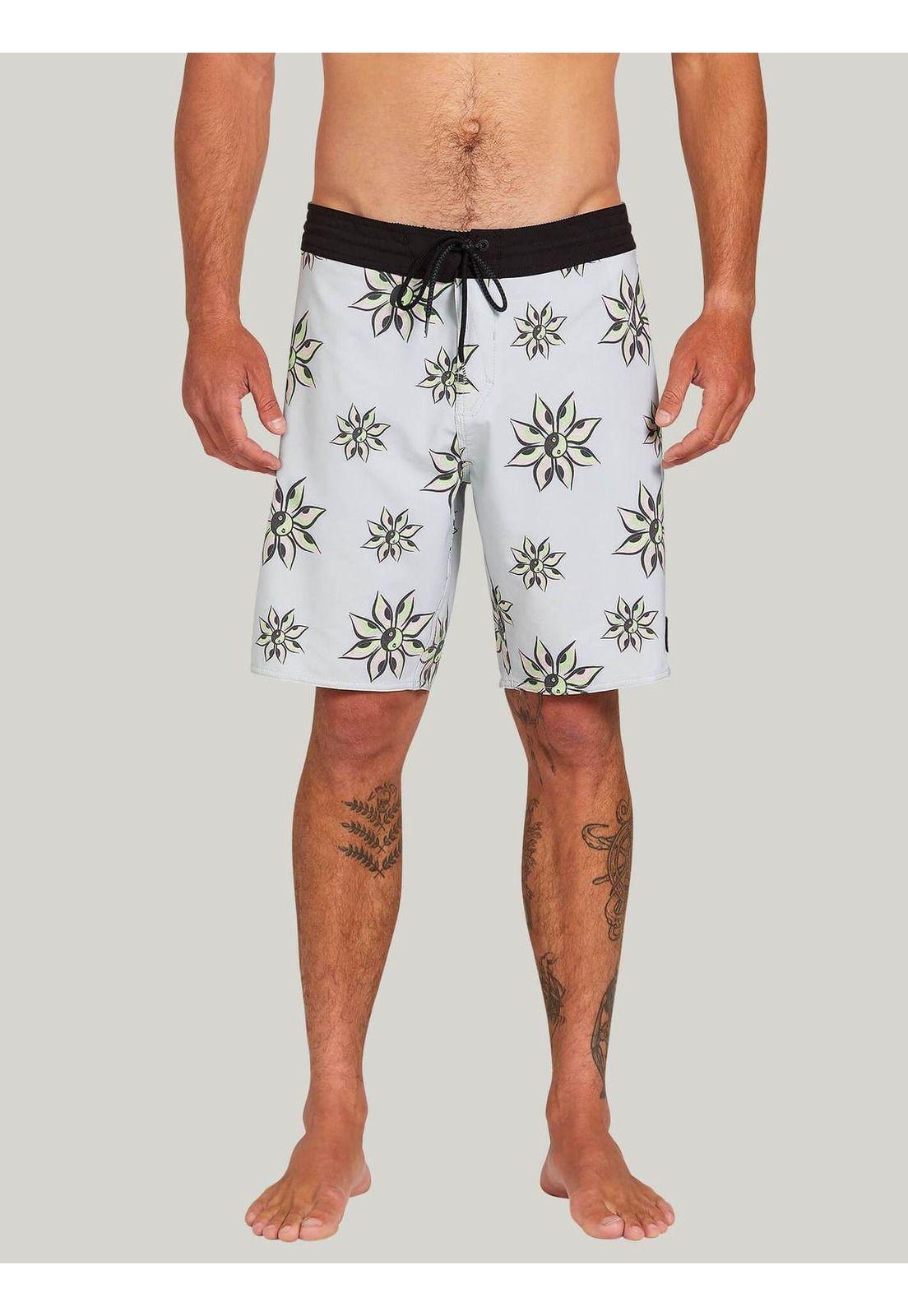 Traje De Baño Hombre 7T542-MV22 Blanco Volcom-0