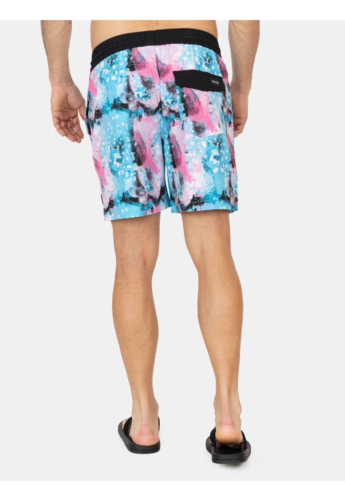 Traje De Baño Corto Tidal Multicolor Hombre Volcom-1