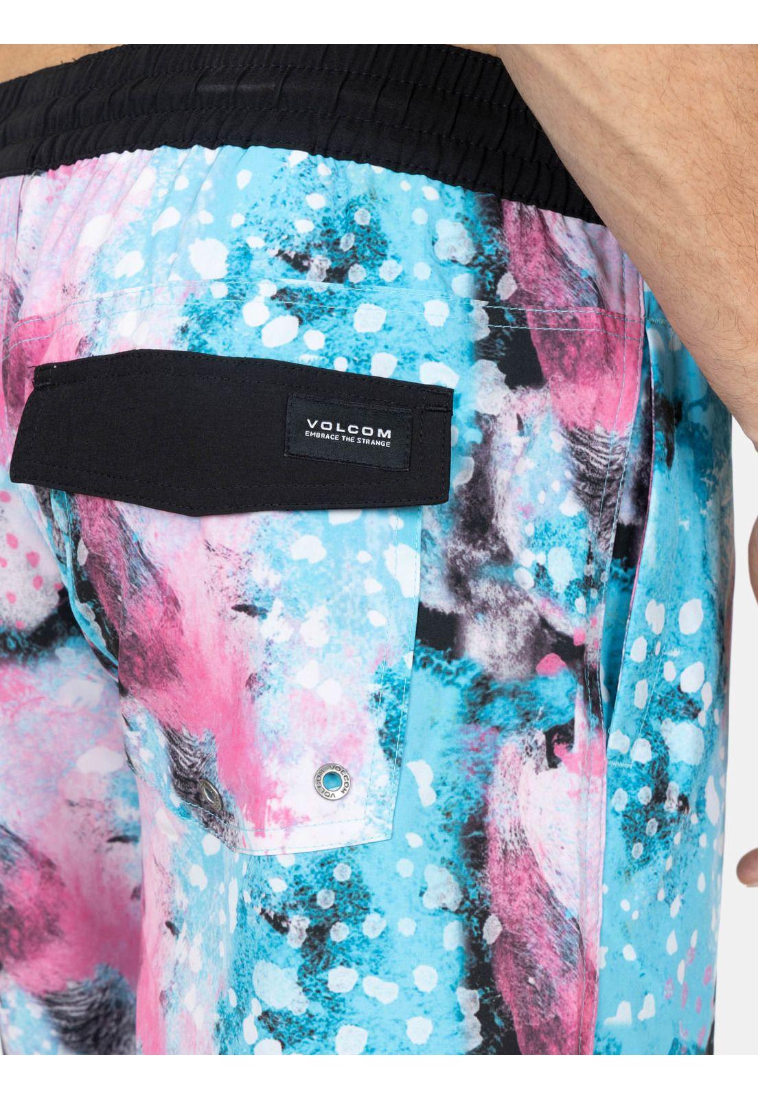 Traje De Baño Corto Tidal Multicolor Hombre Volcom-2