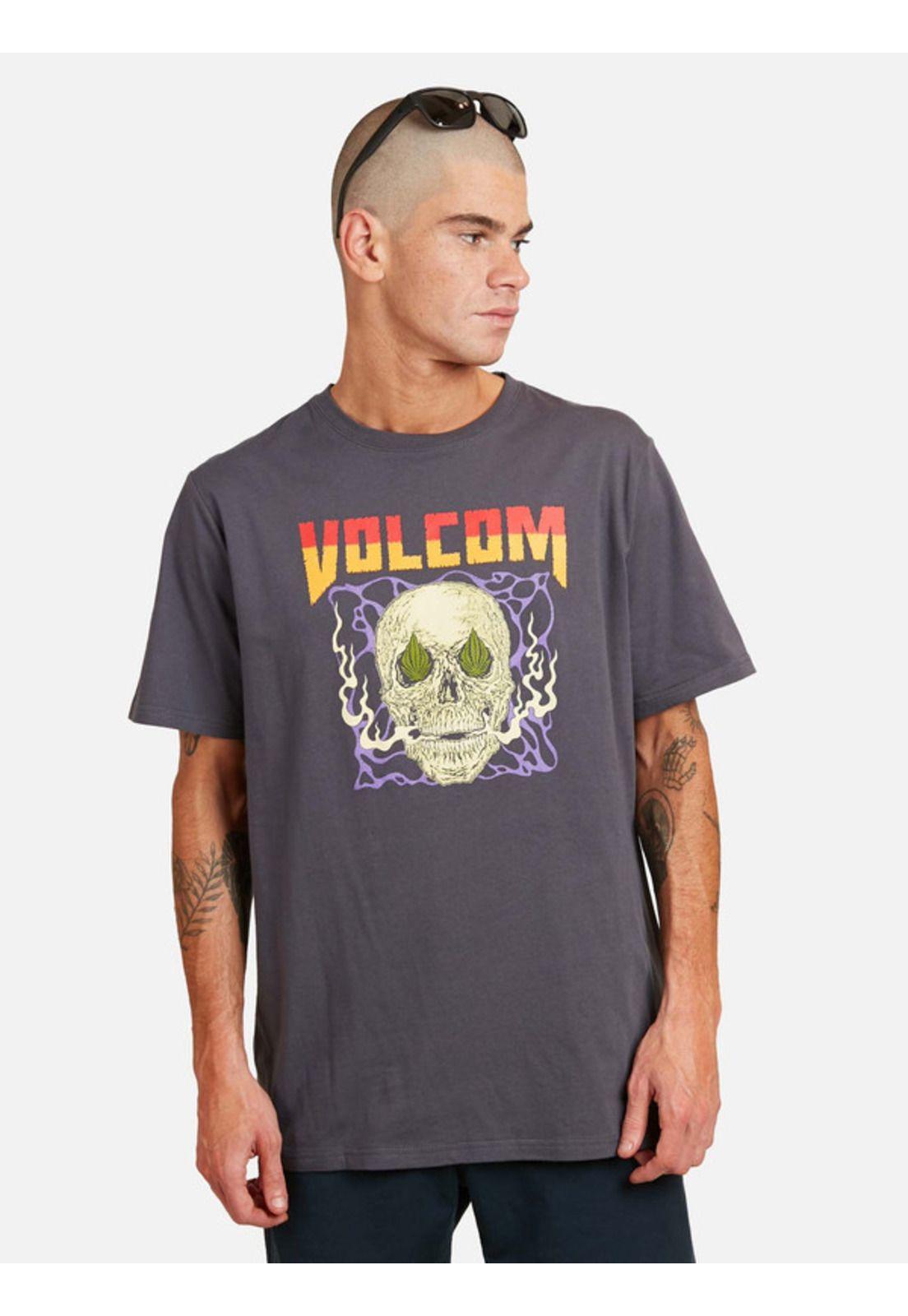 Polera Stoned To The Bone Gris oscuro Hombre Volcom-0