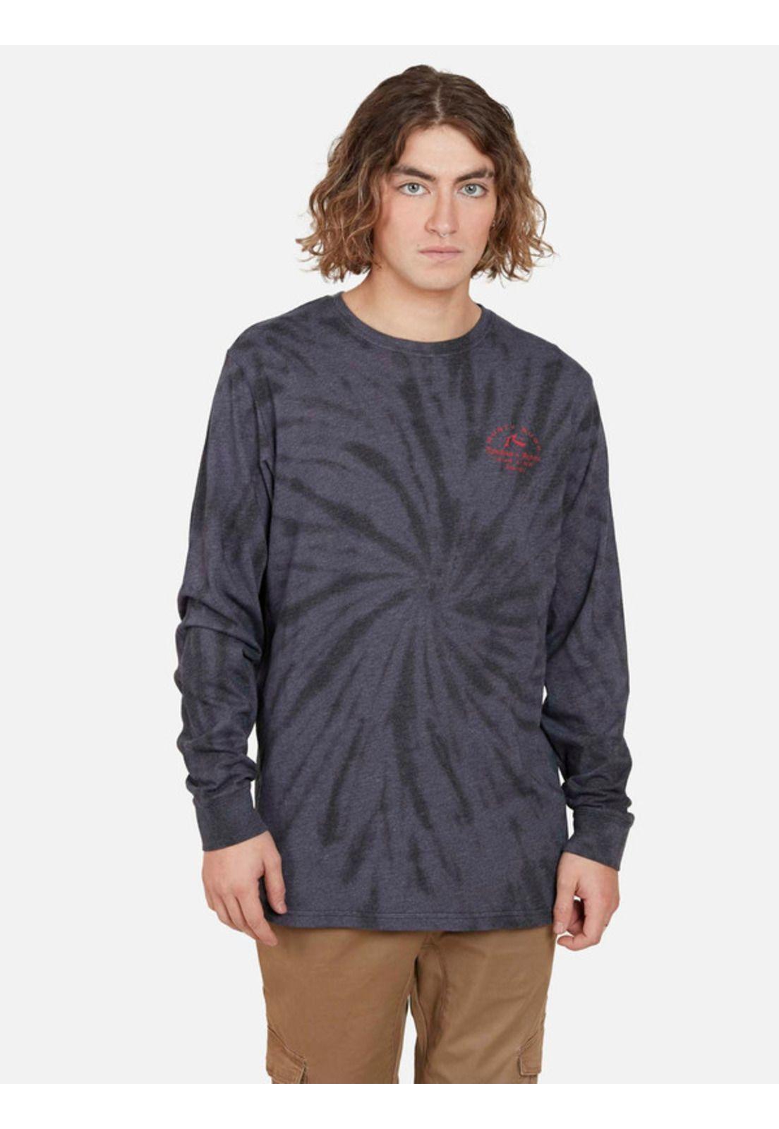 Polera Rsty Asphalt Dye Multicolor Hombre Rusty-0