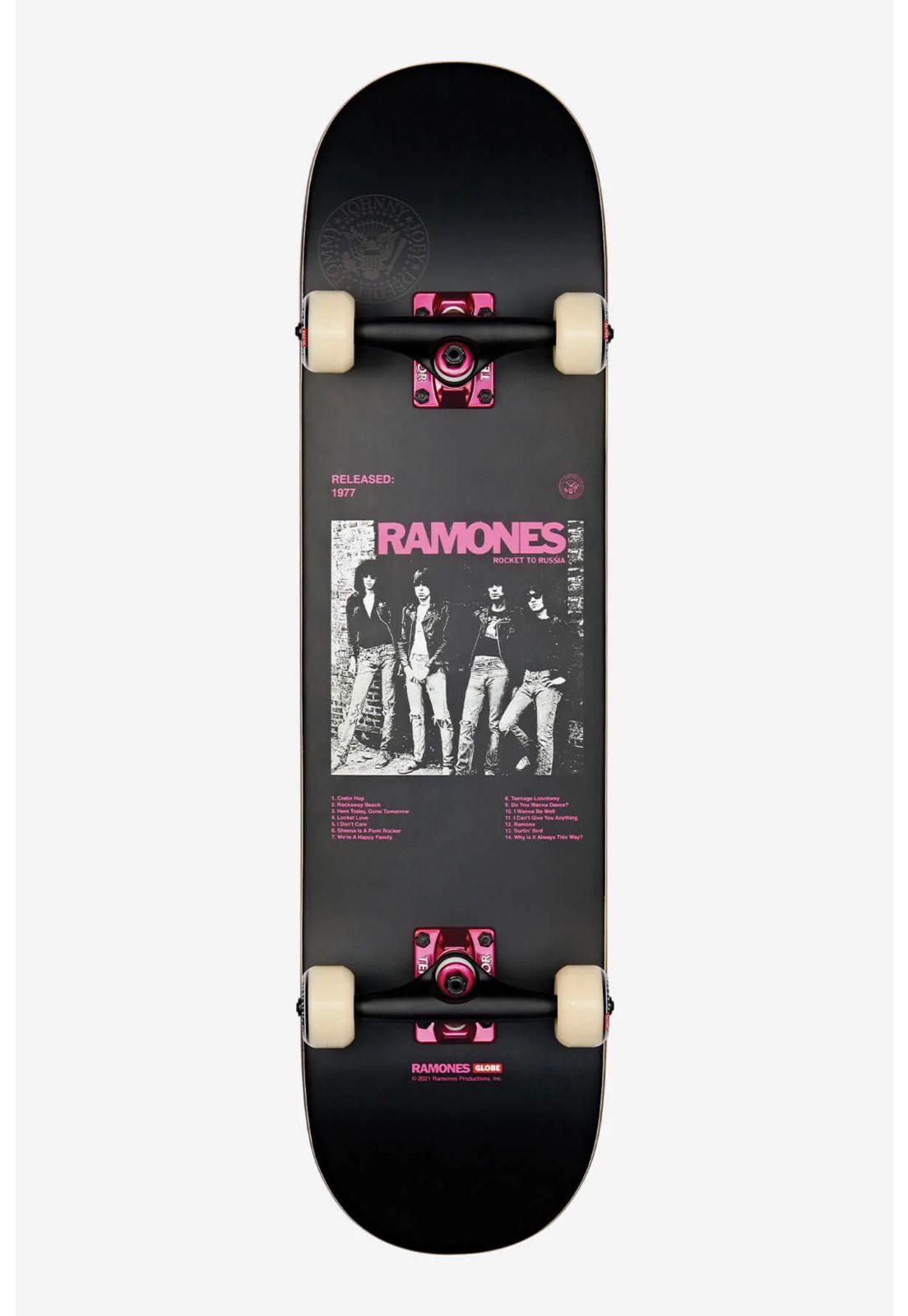 G2 Ramones - 8.0" - Skate Complete Negro Globe-0