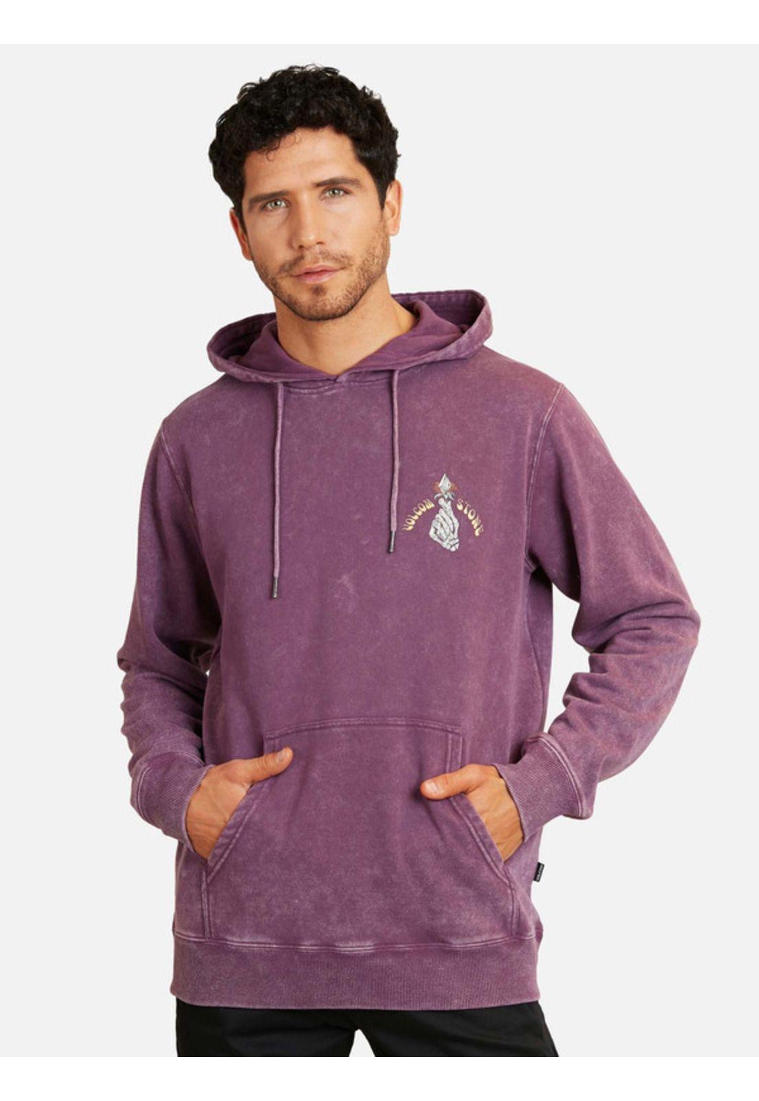 Poleron Stellar Storm  Negro Hombre Volcom-0