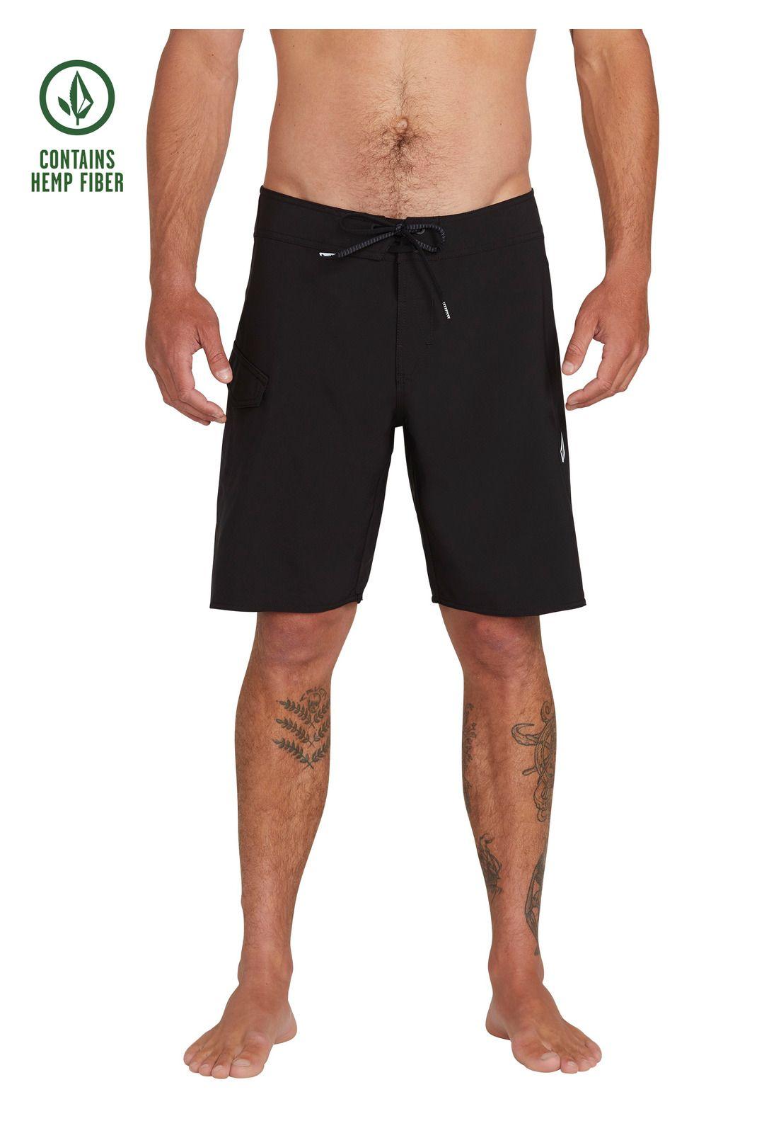 Traje De Baño Microfibra Hombre 7T106-MV21 Negro Volcom-0