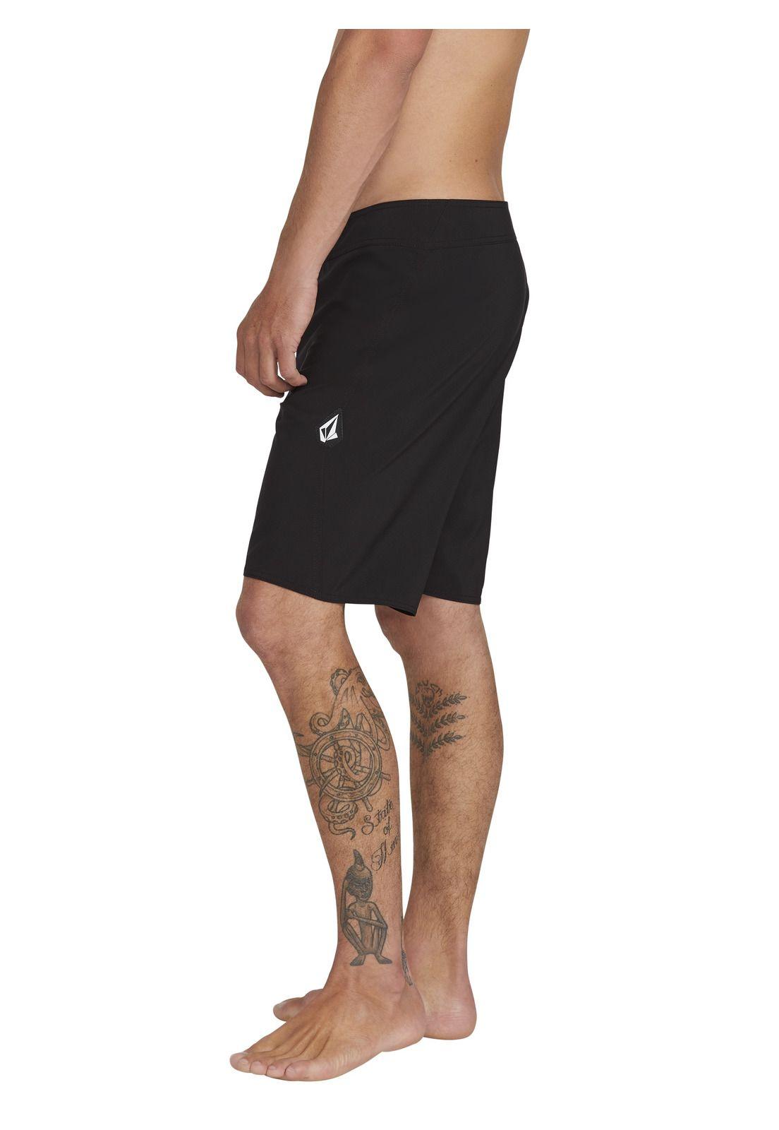 Traje De Baño Microfibra Hombre 7T106-MV21 Negro Volcom-1